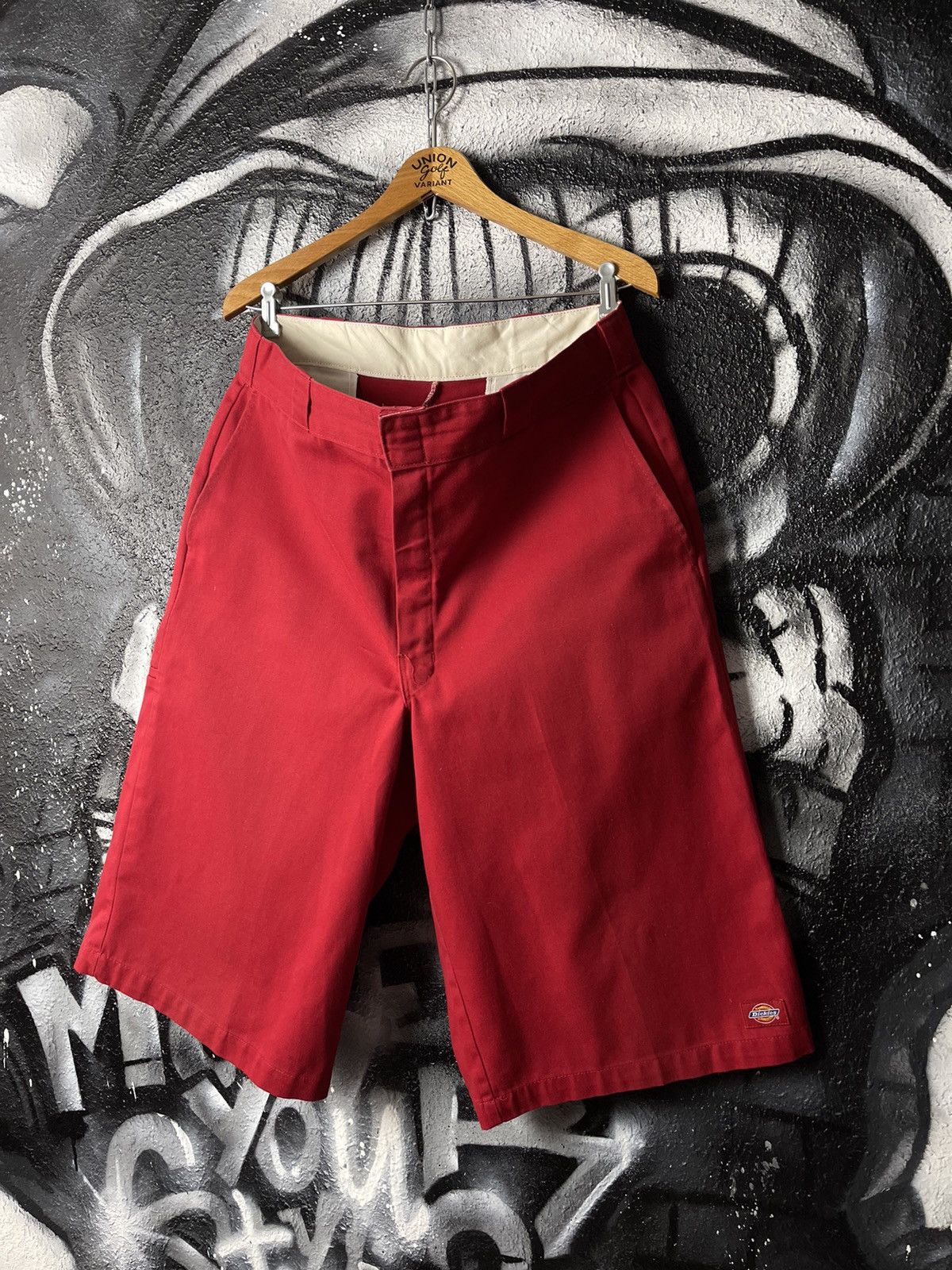Dickies Vintage Dickies Vintage Men s Red Shorts Size 34 Grailed