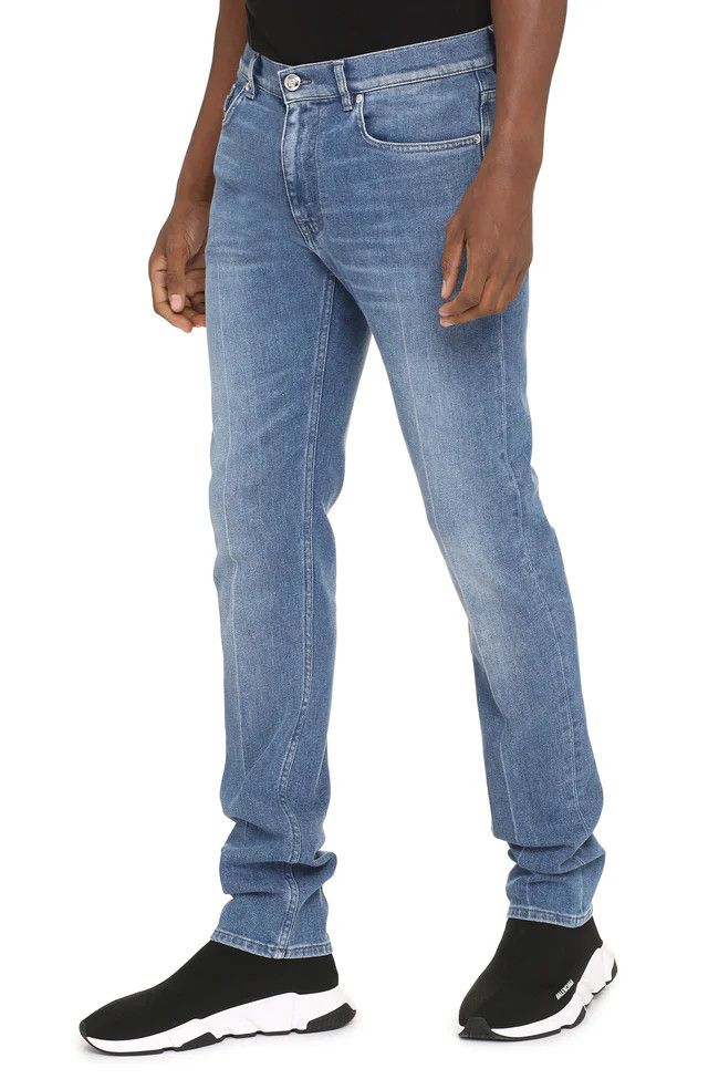 Versace o1y0425 Denim Pant in Blue Size US 33 - 4 Thumbnail