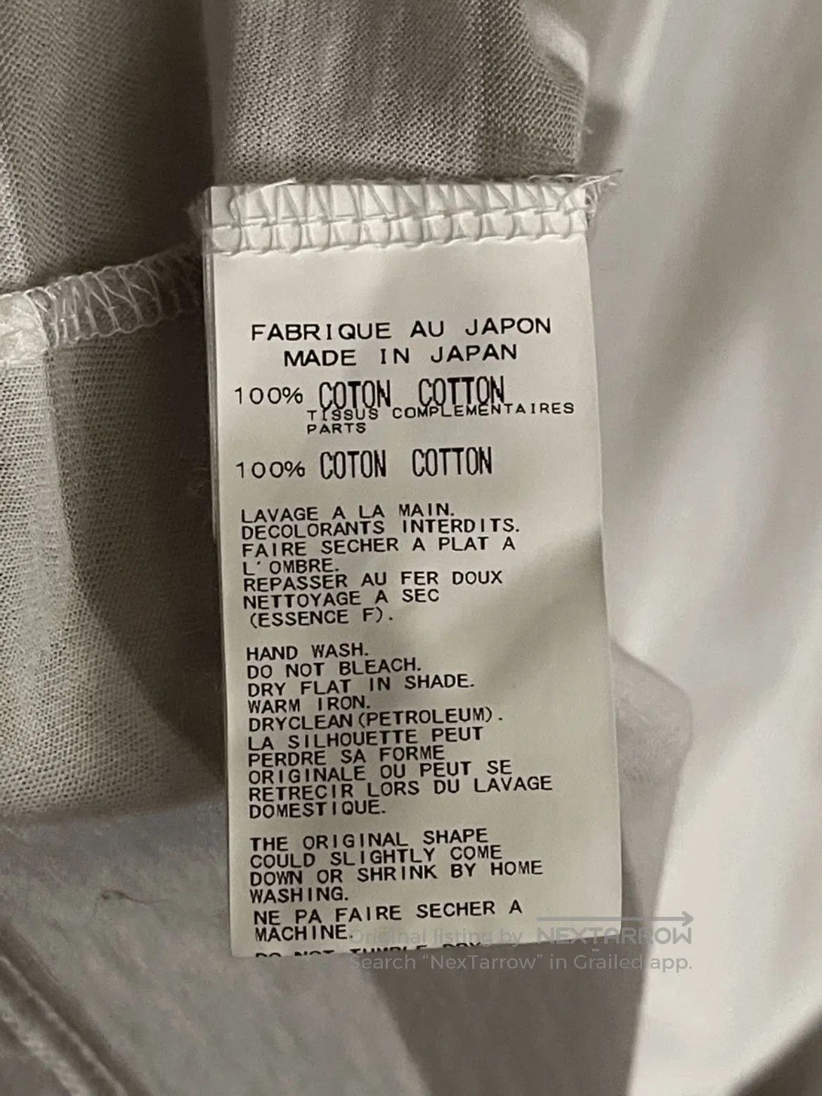 Yohji Yamamoto Sz 3 Yohji Yamamoto Stripe Joint L/S Tee. Size US L / EU 52-54 / 3 - 6 Thumbnail