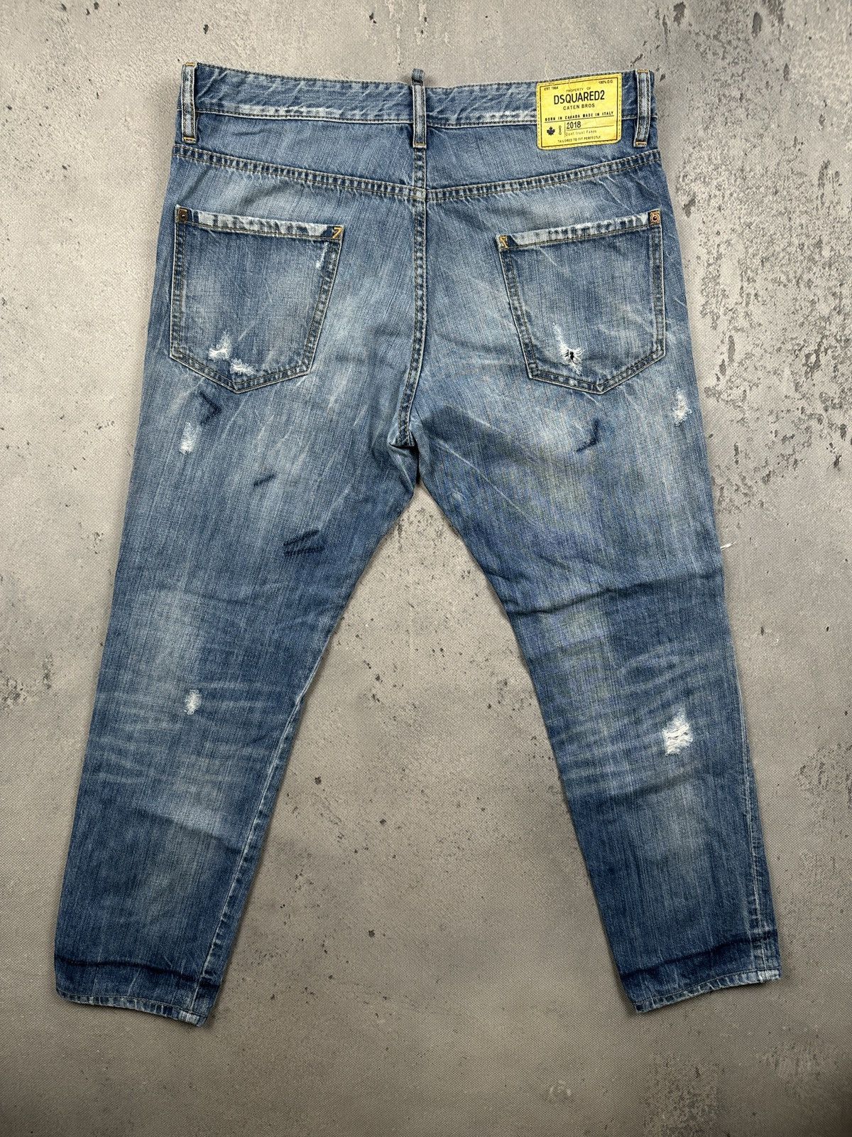 Dsquared2 Dsquared2 Cool Guy Distressed Plaid Patch Jeans Archive Y2K Size US 34 / EU 50 - 4 Thumbnail