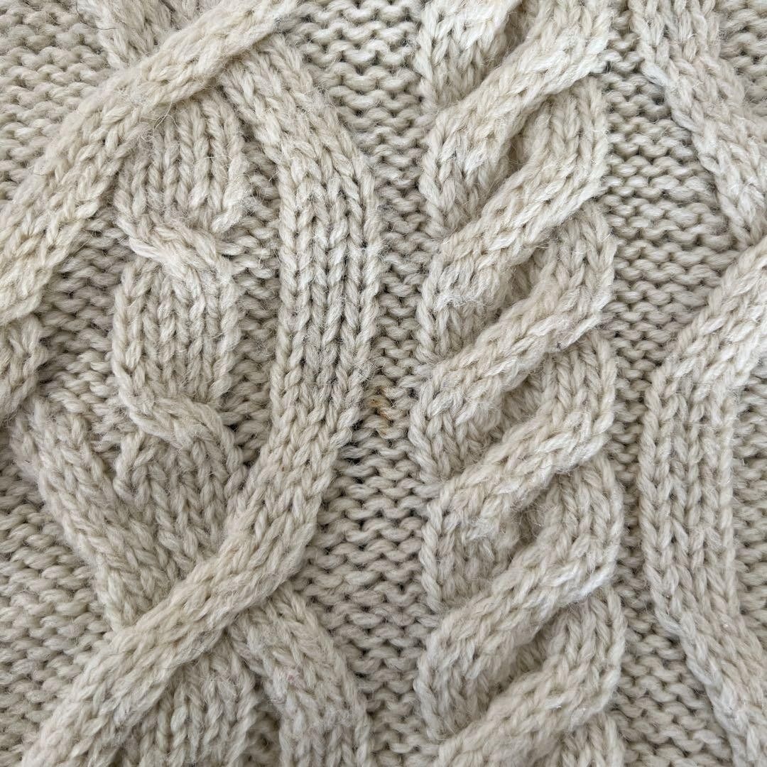Needles Reconstructed Cable Knit Sweater Size US L / EU 52-54 / 3 - 6 Thumbnail
