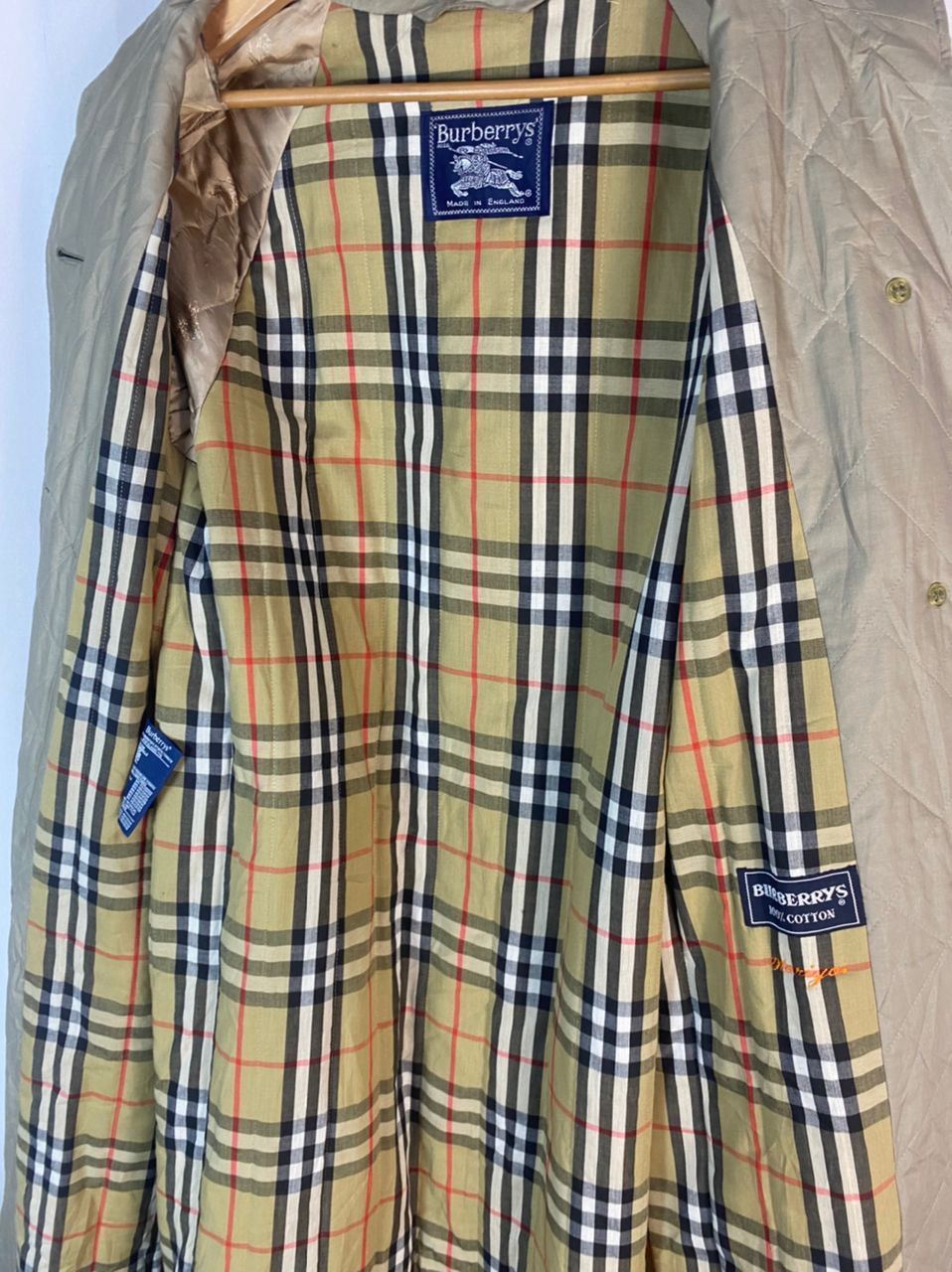 Burberry × Designer × Vintage Vintage Burberry trench coat made in England Size M / US 6-8 / IT 42-44 - 6 Thumbnail