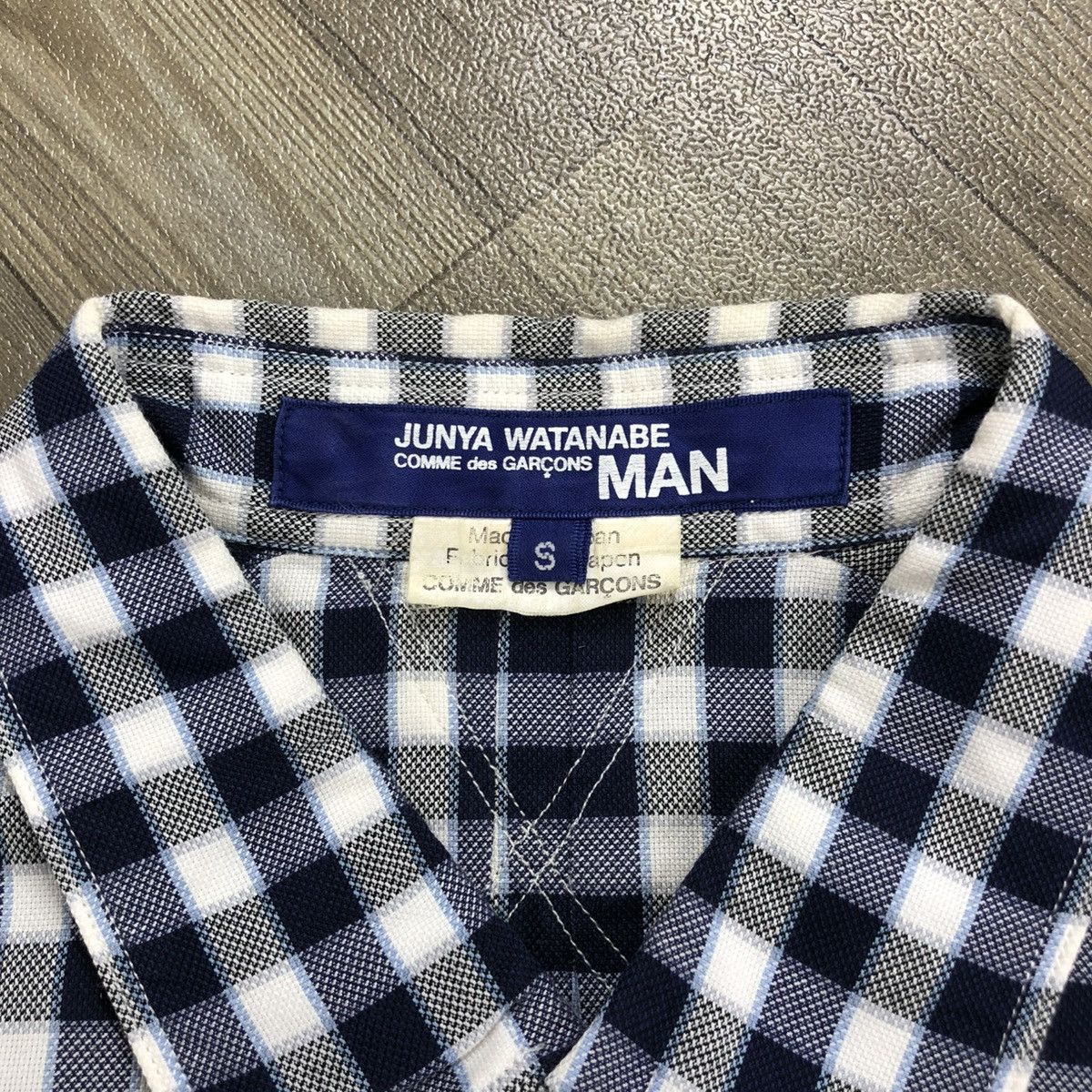 Comme des Garcons Homme 🇯🇵 SS15 Junya Watanabe Comme des Garcons Man Plaid Shirt CDG Size US S / EU 44-46 / 1 - 7 Thumbnail