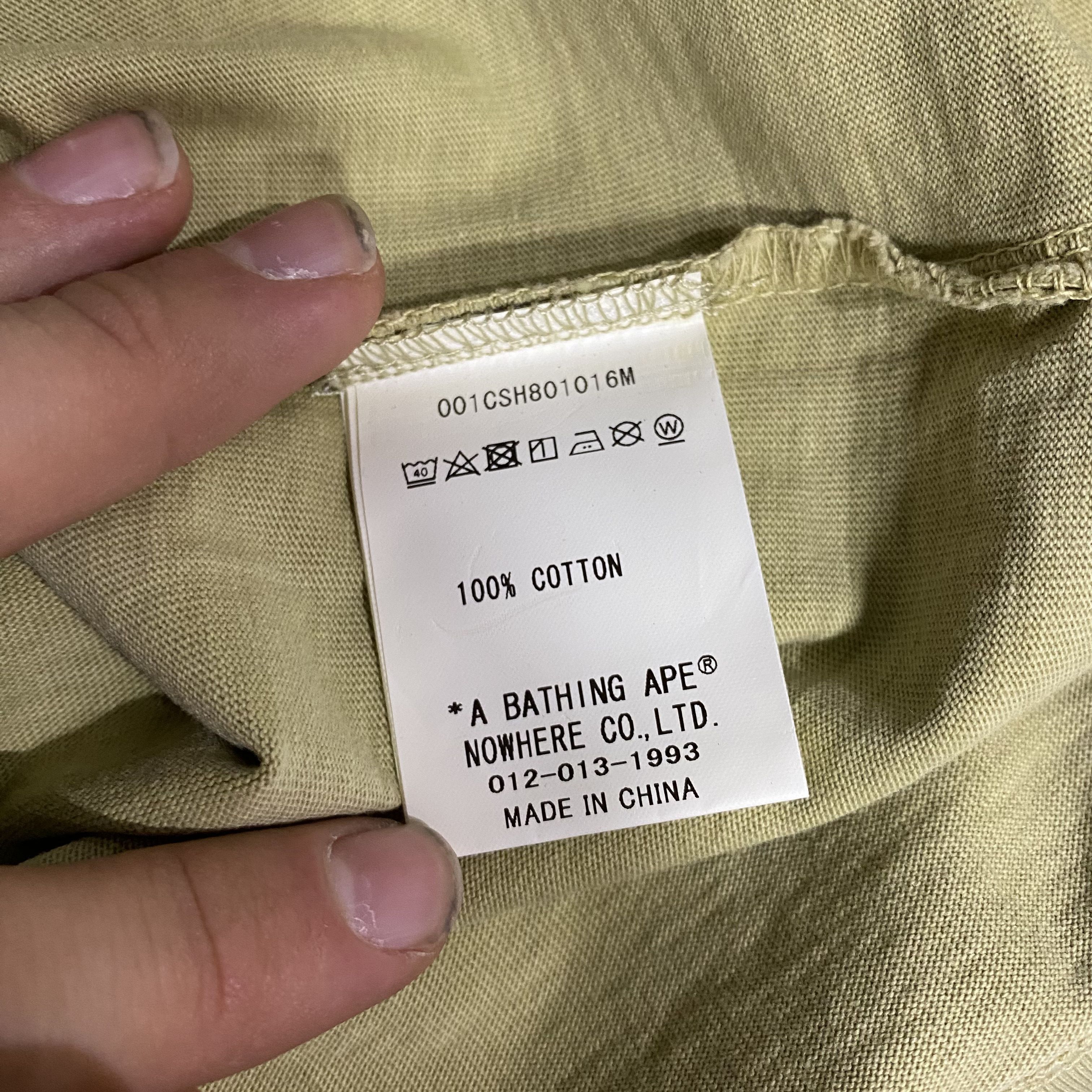 Bape One Point Pocket Tee Size US M / EU 48-50 / 2 - 5 Thumbnail