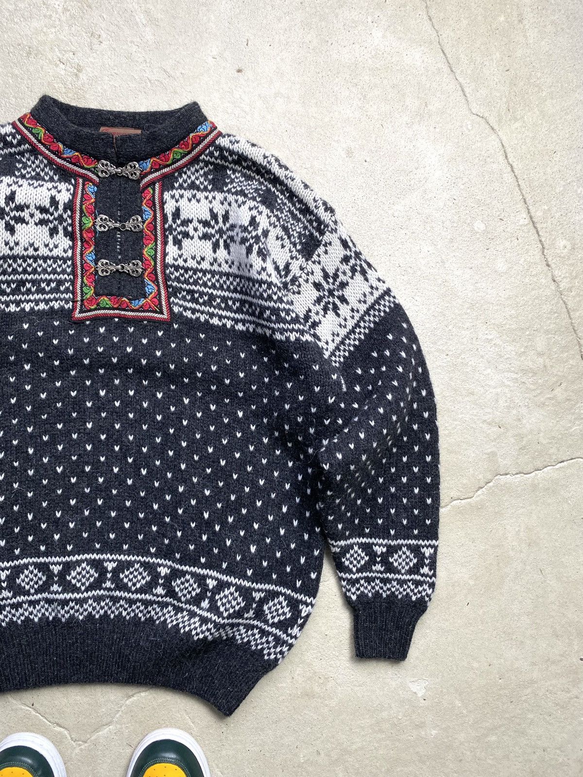 Vintage Vintage Christiania Wool Nordic Sweater Cardigan Jacket Size US M / EU 48-50 / 2 - 8 Thumbnail