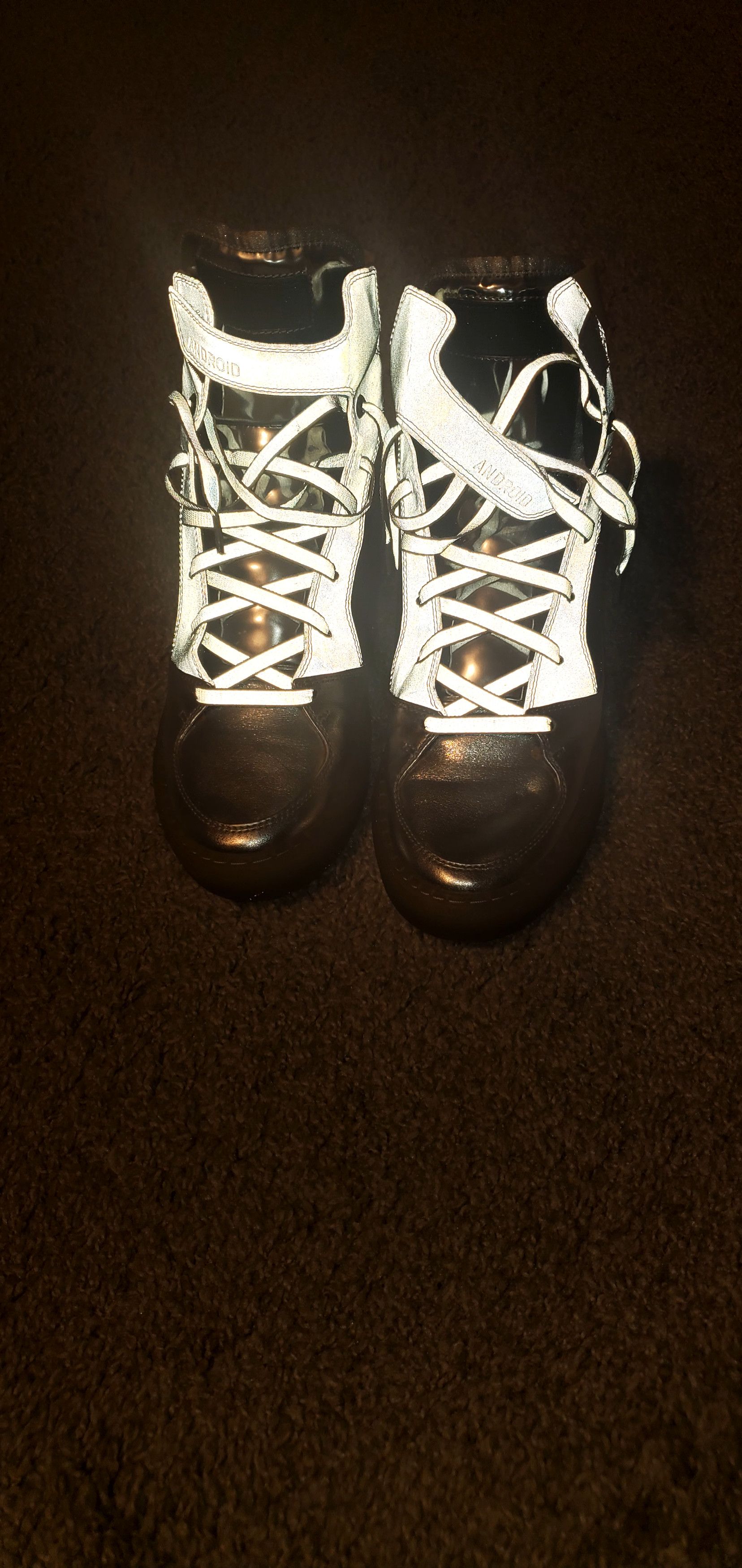 Android Homme Intergalactic Mission Moon Boot. Size US 7.5 / EU 40-41 - 4 Thumbnail