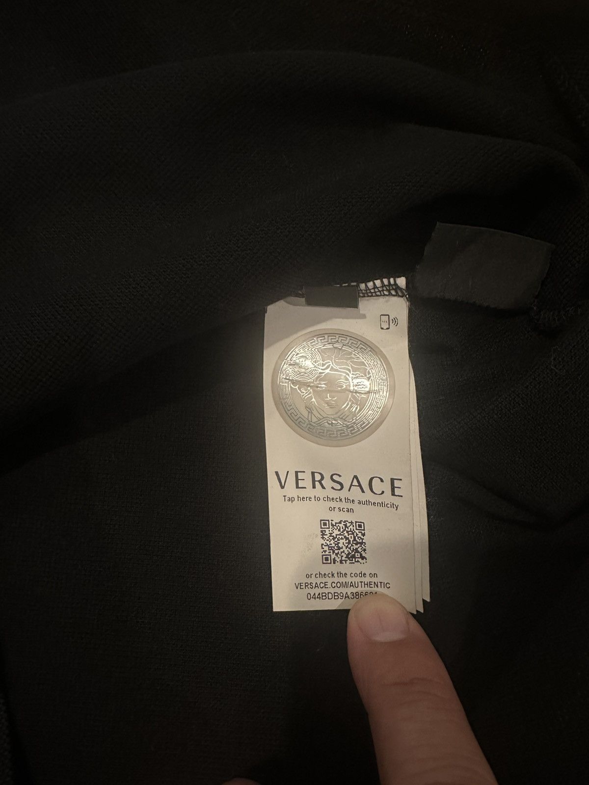 Versace Versace Baroque Collar Polo Black Gold Medusa Trim Small Size US XS / EU 42 / 0 - 5 Thumbnail