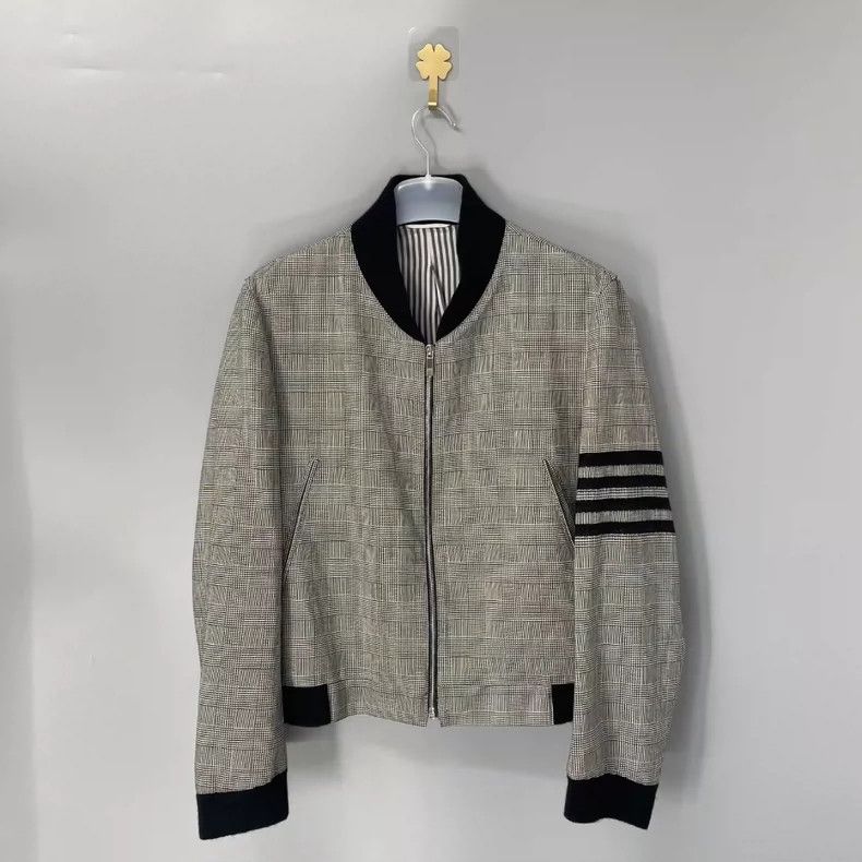 Thom Browne Thom browne Thousand-bird grid four-bar baseball uniform ja Size US L / EU 52-54 / 3 - 1 Thumbnail