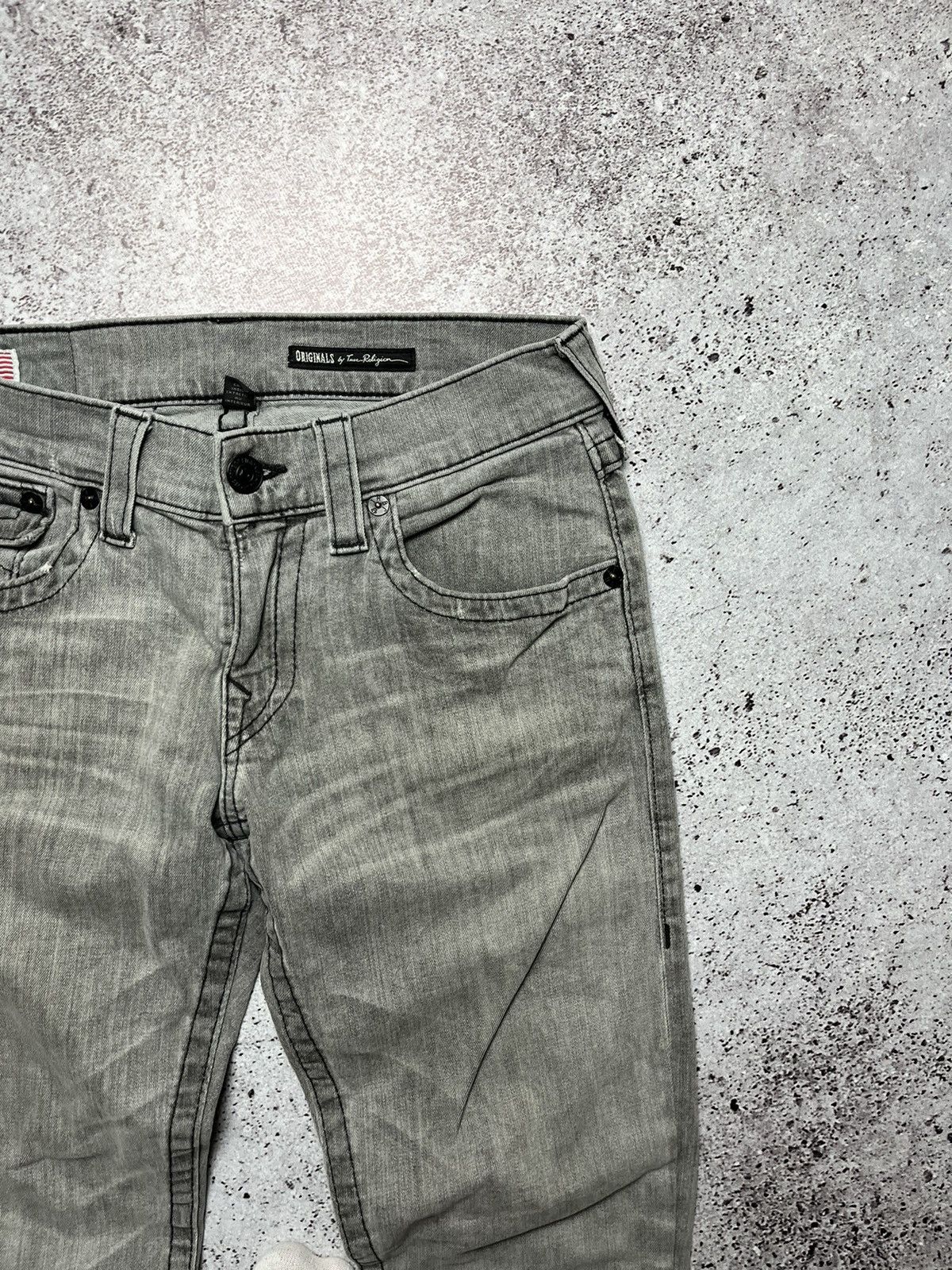True Religion × Vintage 👖TRUE RELIGION JEANS RICKY SUPER T USA VINTAGE 90s Size US 30 / EU 46 - 4 Thumbnail
