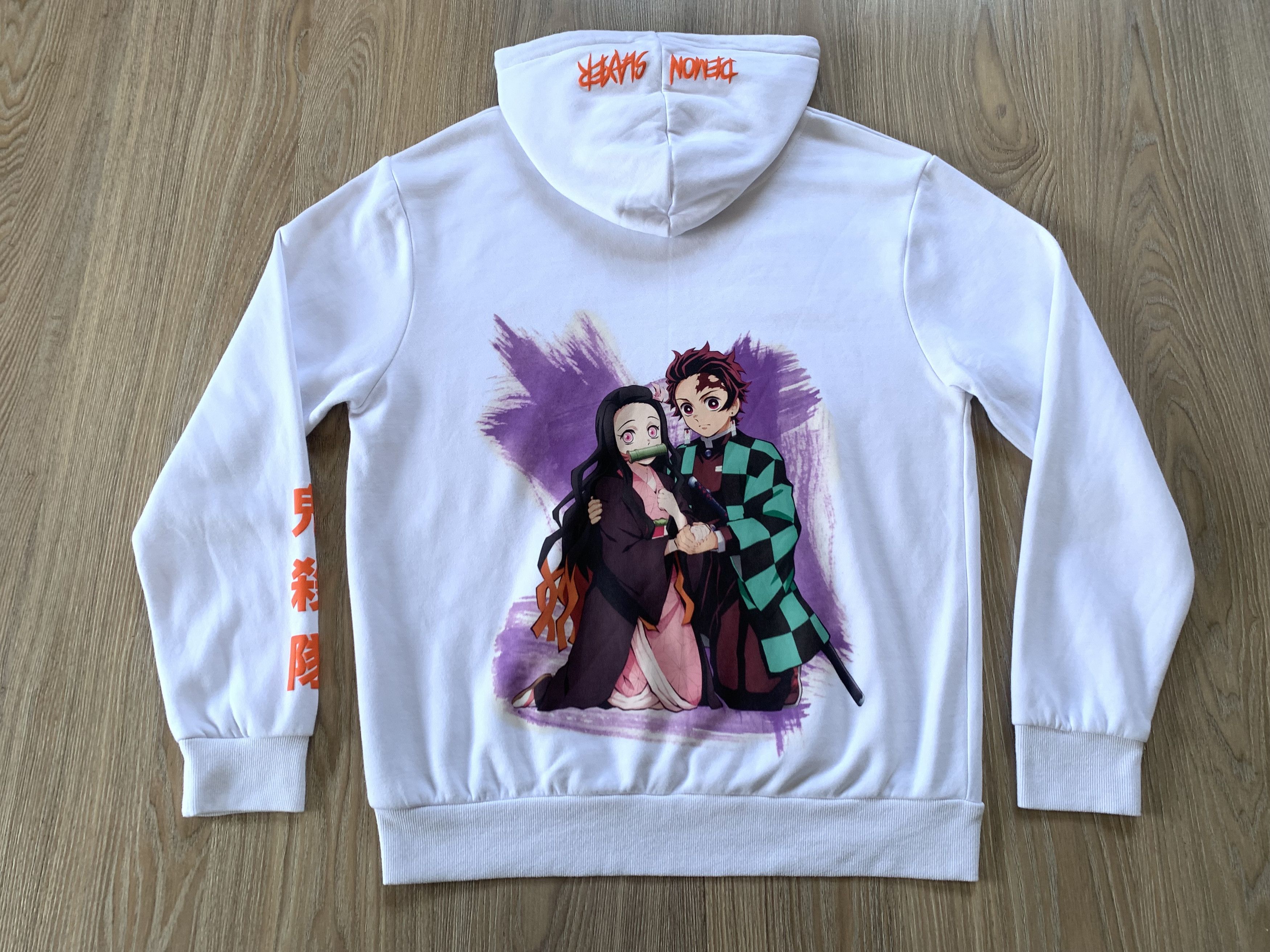 Anime Anime Demon Slayer Cotton Printed Hoodie Size US XL / EU 56 / 4 - 3 Thumbnail