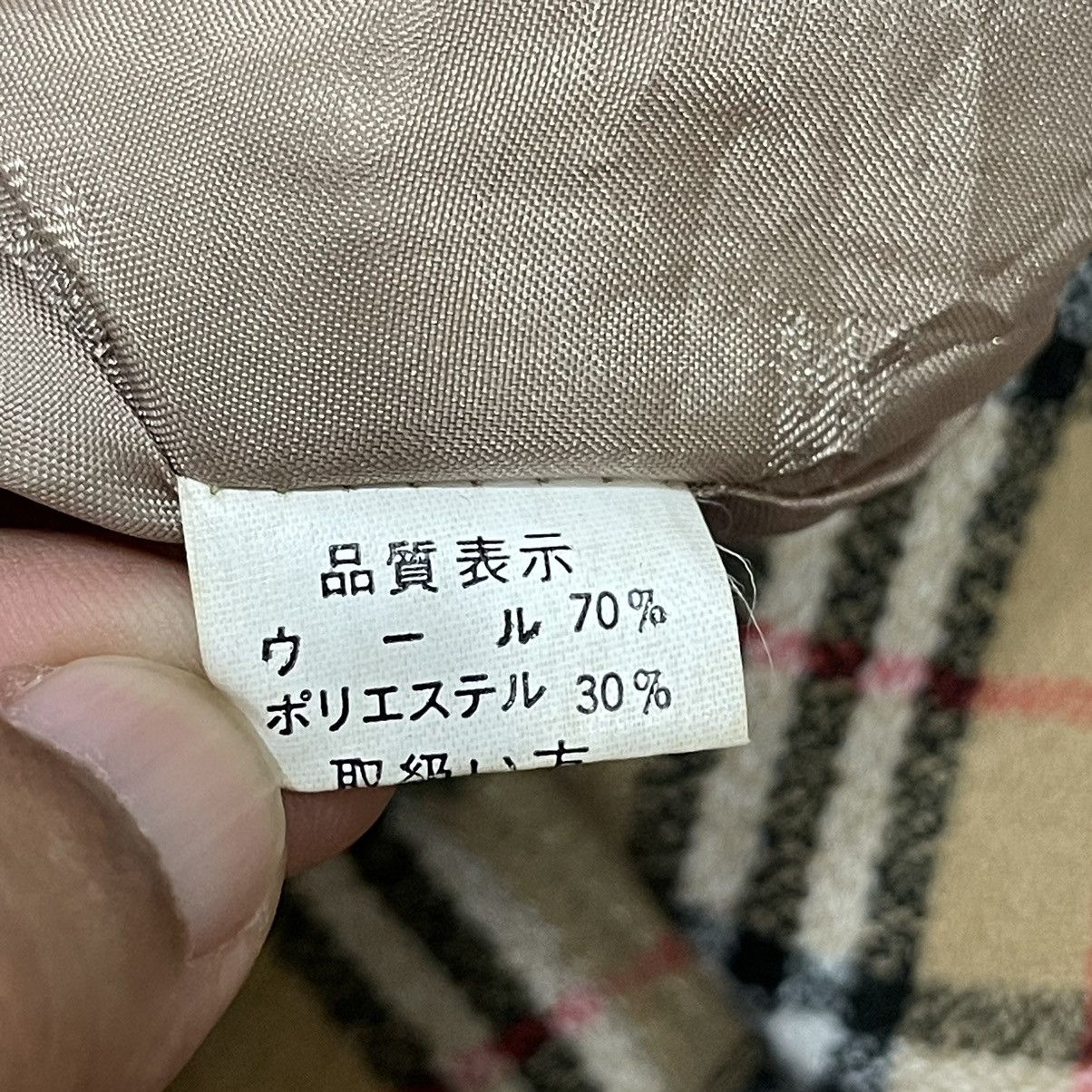 Burberry × Burberry Prorsum Burberrys Made in England Nova Check LambsWool Mini Skirt Size 26" / US 2 / IT 38 - 6 Thumbnail