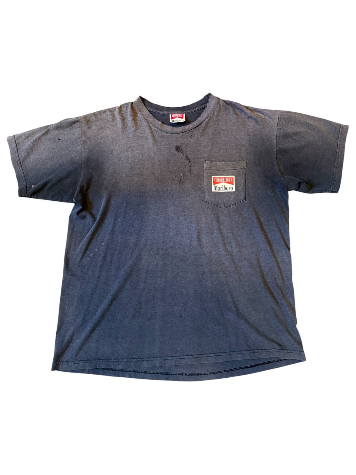 Marlboro Marlboro 1990s Faded Vintage T-Shirt Size US XL / EU 56 / 4 - 1 Thumbnail