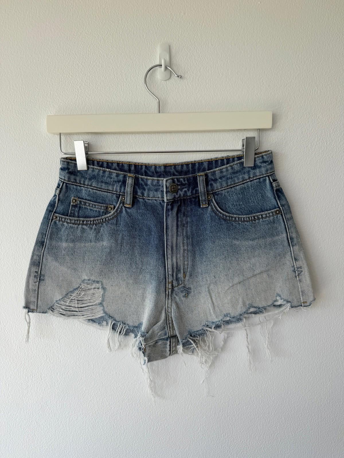 Ksubi new ksubi womens denim kali shorts glacier blue 26 8 s Size 26" / US 2 / IT 38 - 1 Thumbnail