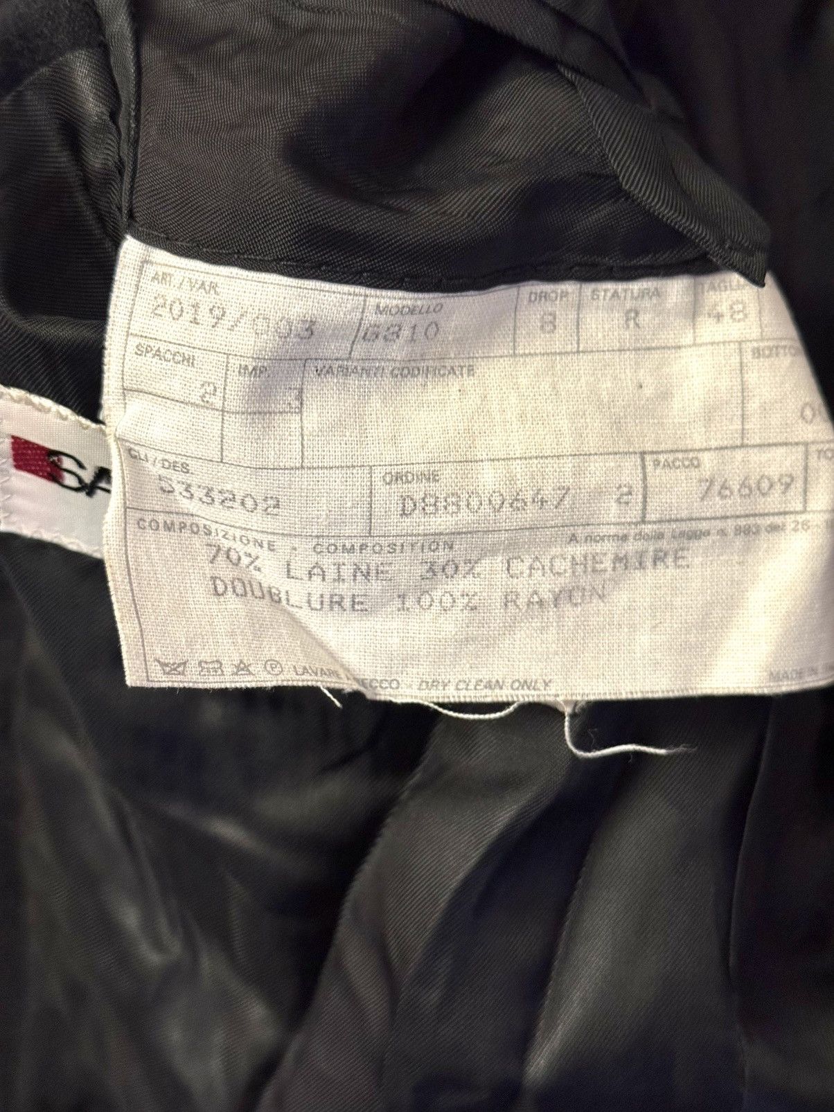 Saint Laurent Paris Saint laurent paris vintage men cashmere wool jacket 48 Size 48R - 3 Thumbnail