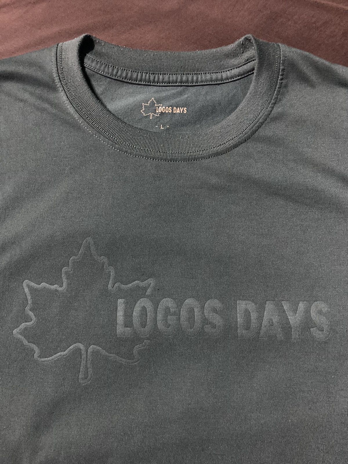 Japanese Brand Logos Days Olive Green Tee Size US L / EU 52-54 / 3 - 3 Thumbnail