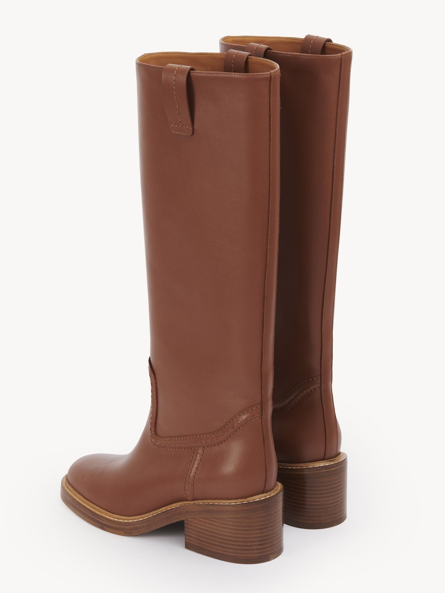 Chloe o1loc1c1024 Mallo Boots in Caramello Size US 5 / IT 35 - 2 Thumbnail
