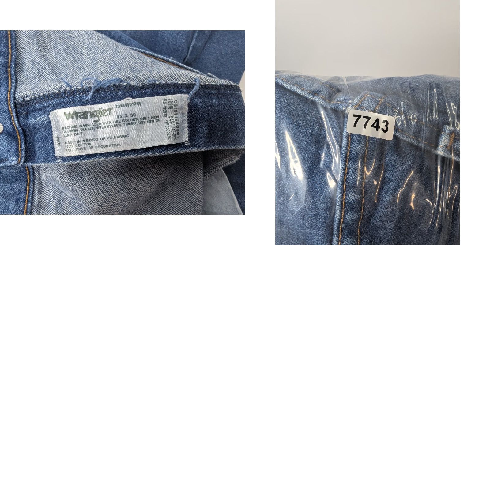 Wrangler Wrangler Jeans Cowboy Cut Straight Leg Denim Men’s 42X30 13MWZPW Western Shirt or Jeans? Size US 42 / EU 58 - 9 Thumbnail