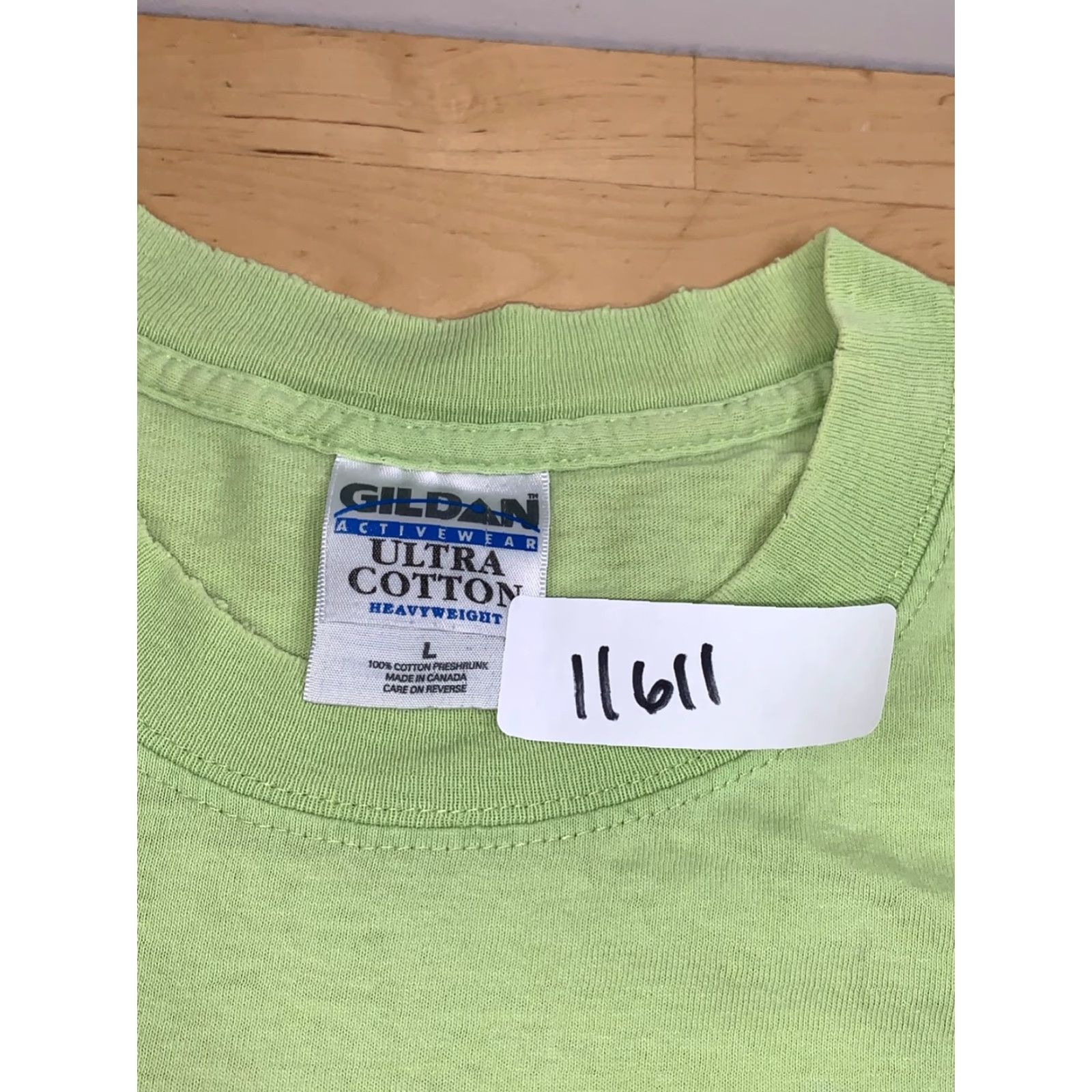 Gildan VINTAGE What Would Jesus Do Shirt Mens L Lime Green WWJD T-Shirt Cotton Gildan 1990s Regular Short Sleeve Crew Neck Size US L / EU 52-54 / 3 - 2 Thumbnail