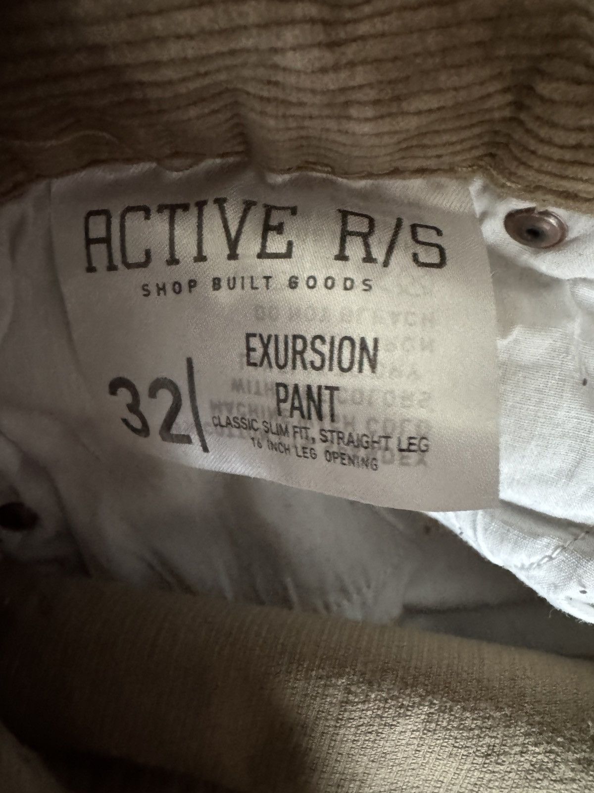 Active Ride Shop CORDUROY ACTIVE RIDE PANT 32” Size US 32 / EU 48 - 4 Thumbnail