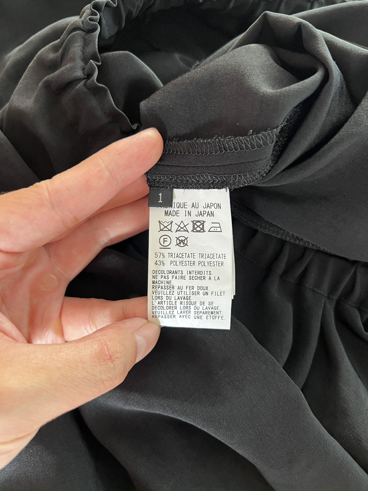 Yohji Yamamoto Y's Yohji Yamamoto - CREPE de CHINE RUFFLE PANTS Size 24" / US 00 / IT 34 - 23 Thumbnail