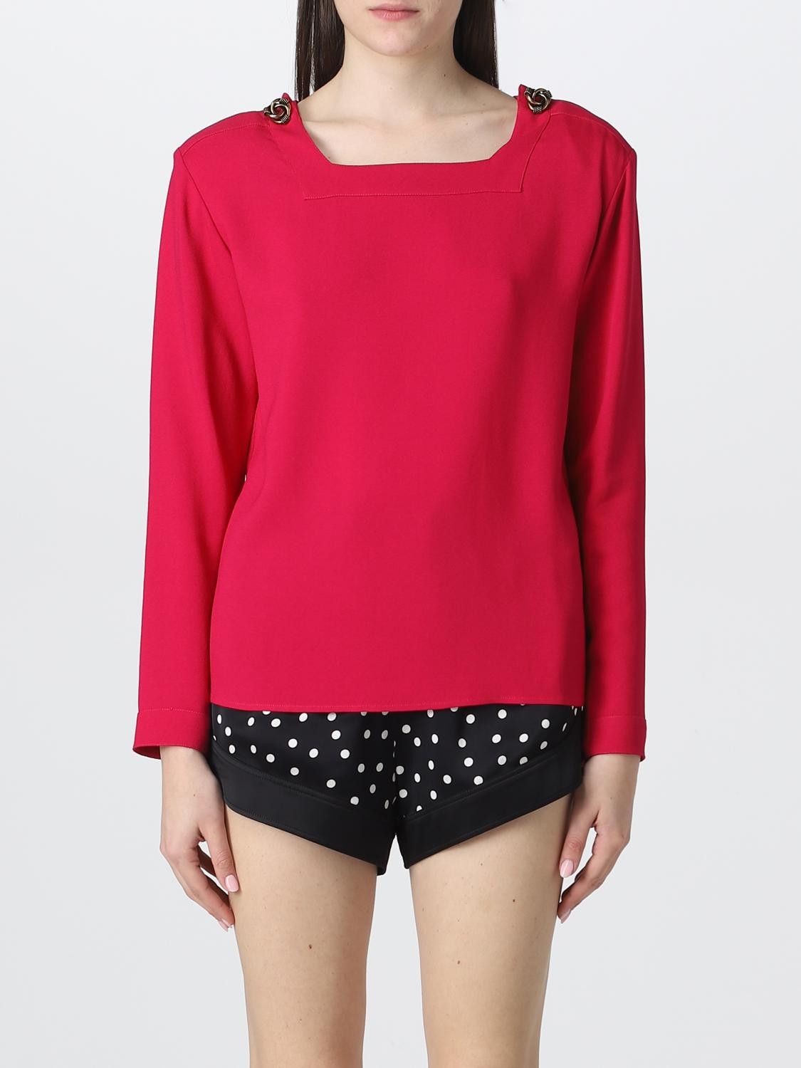 o1y0126 Blouse in Red