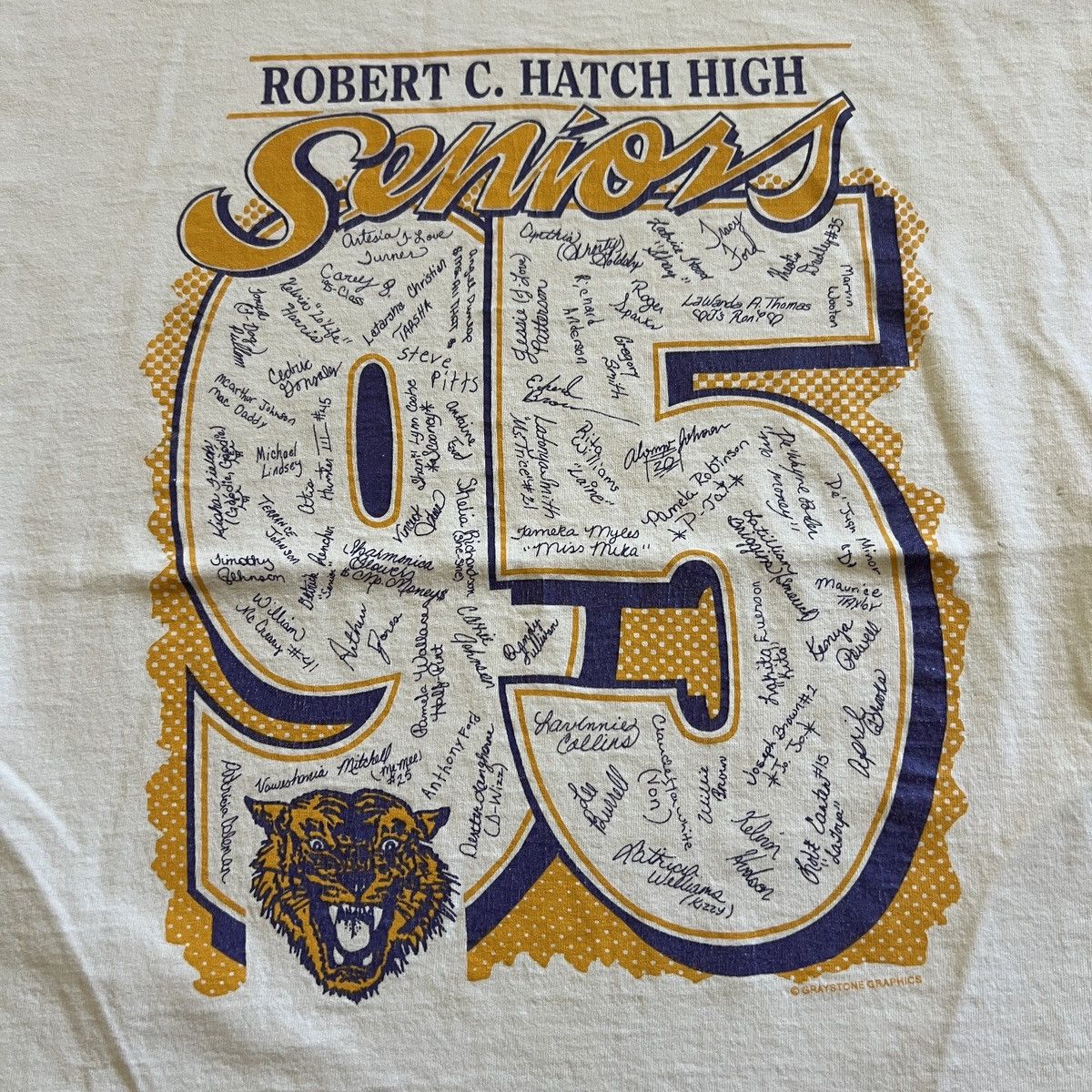 Vintage Vintage 1995 Robert C Hatch High School Seniors shirt Size US L / EU 52-54 / 3 - 2 Thumbnail
