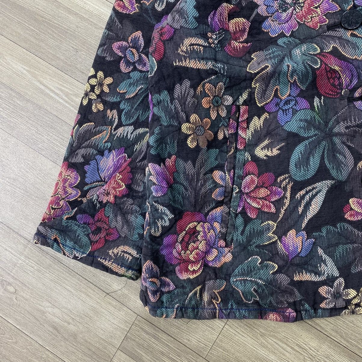 Yves Saint Laurent 1980s Vintage Yves Saint Lauren Florals YSL Boutique Blazers Size M / US 6-8 / IT 42-44 - 9 Thumbnail