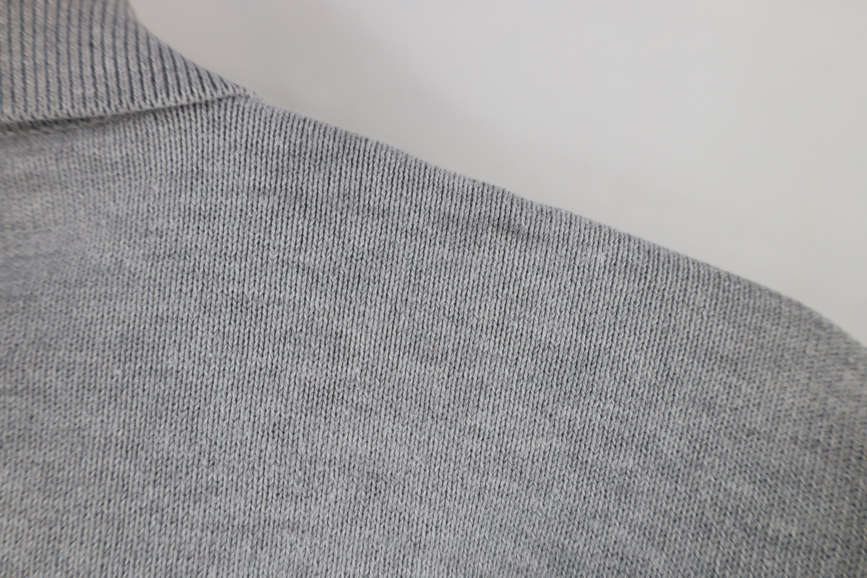 Pendleton × Vintage Vintage Pendleton Cotton Knit Collared Pullover Sweater Gray Size US M / EU 48-50 / 2 - 7 Thumbnail
