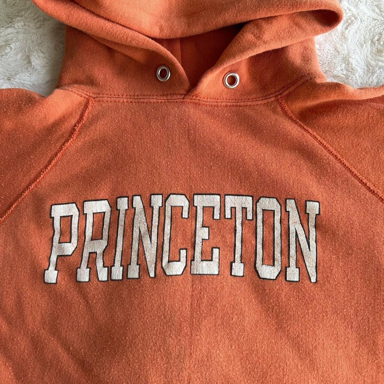 Champion Vintage Princeton University Hoodie Mens L Orange Champion Size US L / EU 52-54 / 3 - 6 Thumbnail