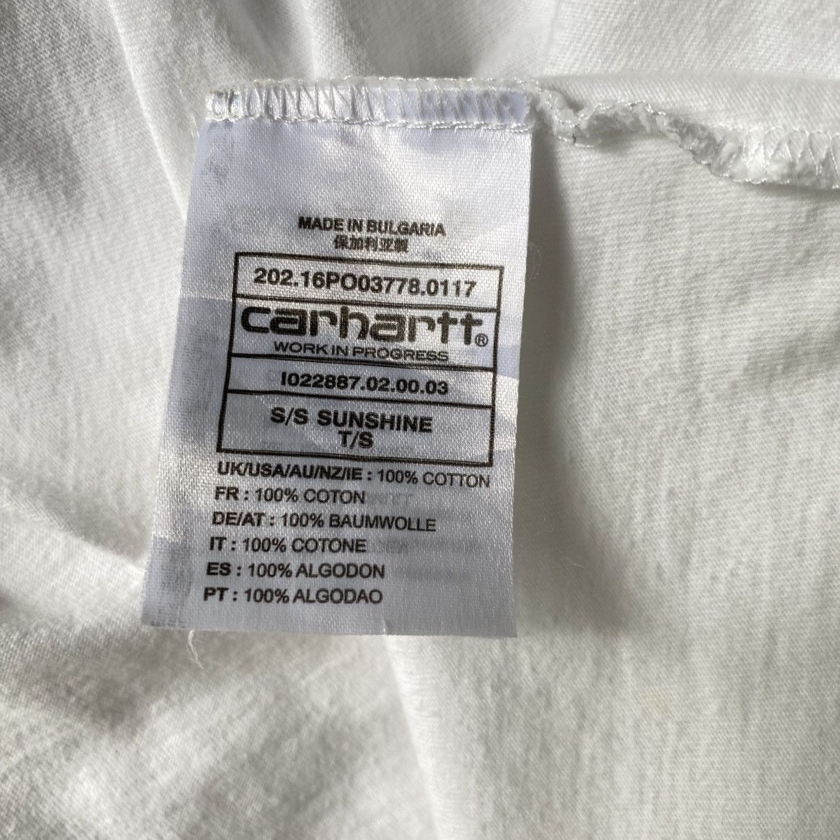 Carhartt Carhartt Wip White Short Sleeve Crewneck T-Shirt Size US XS / EU 42 / 0 - 17 Thumbnail