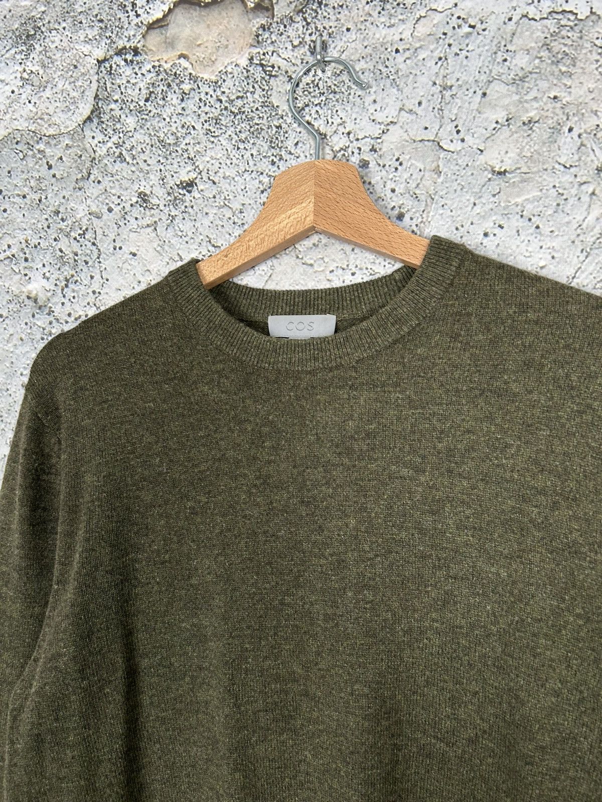 Cos COS Wool Green Sweater Basic Premium Scandi Archive Size US S / EU 44-46 / 1 - 3 Thumbnail