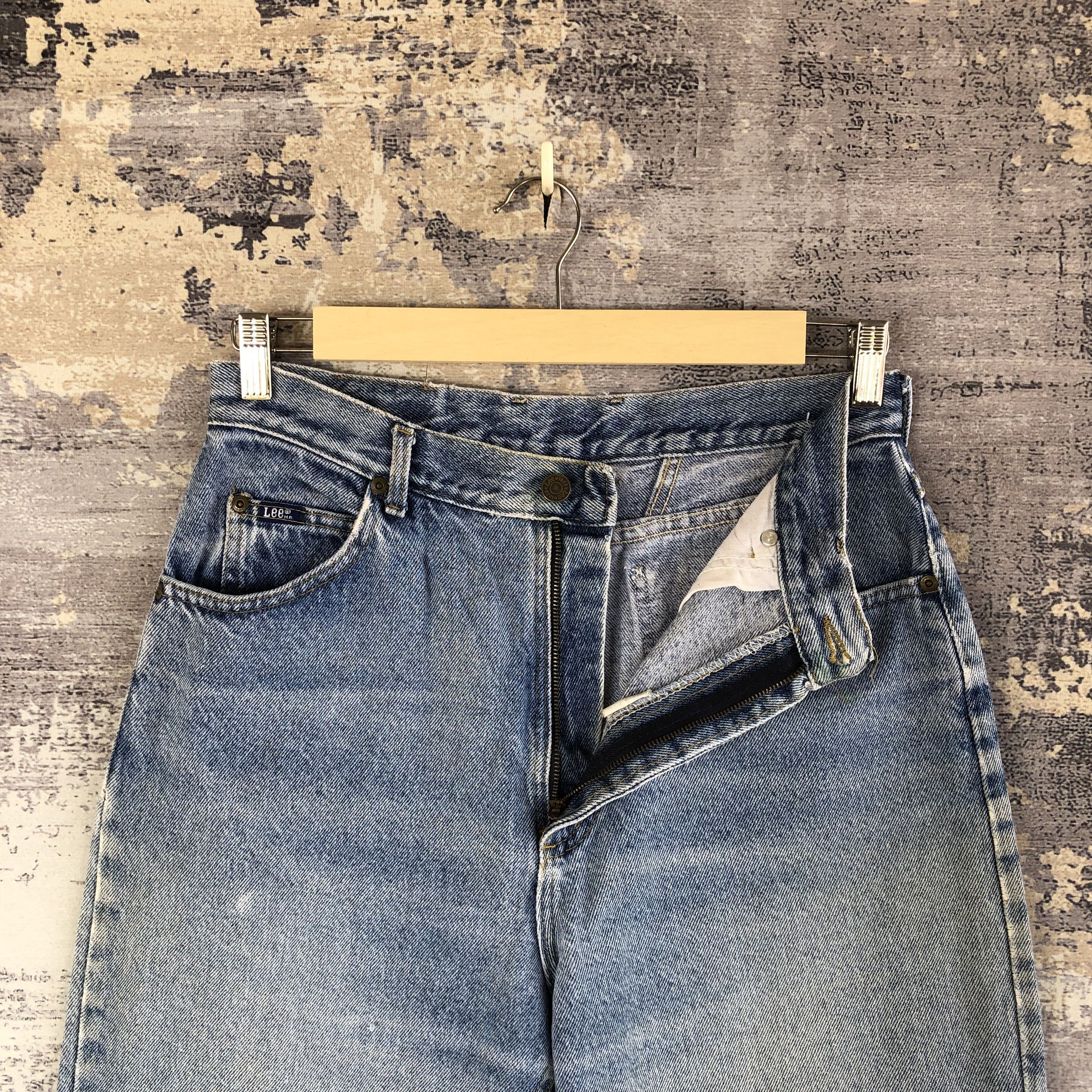 Lee Vintage 90s Lee Rider Jeans Lee Sanforized Light Wash Denim Size 30" / US 8 / IT 44 - 5 Thumbnail