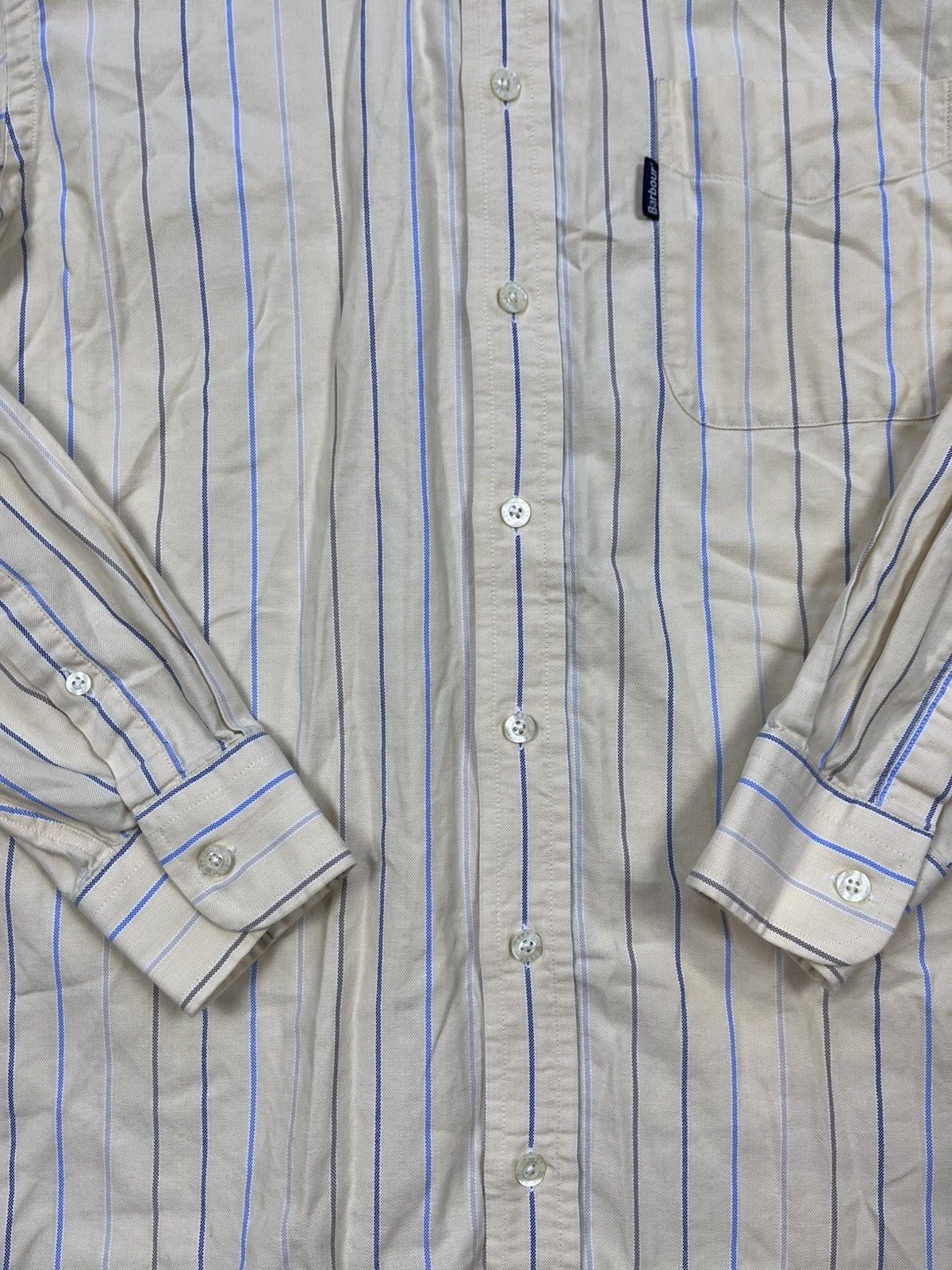 Barbour Barbour Mens Long Sleeve Striped Shirt Size US M / EU 48-50 / 2 - 4 Thumbnail