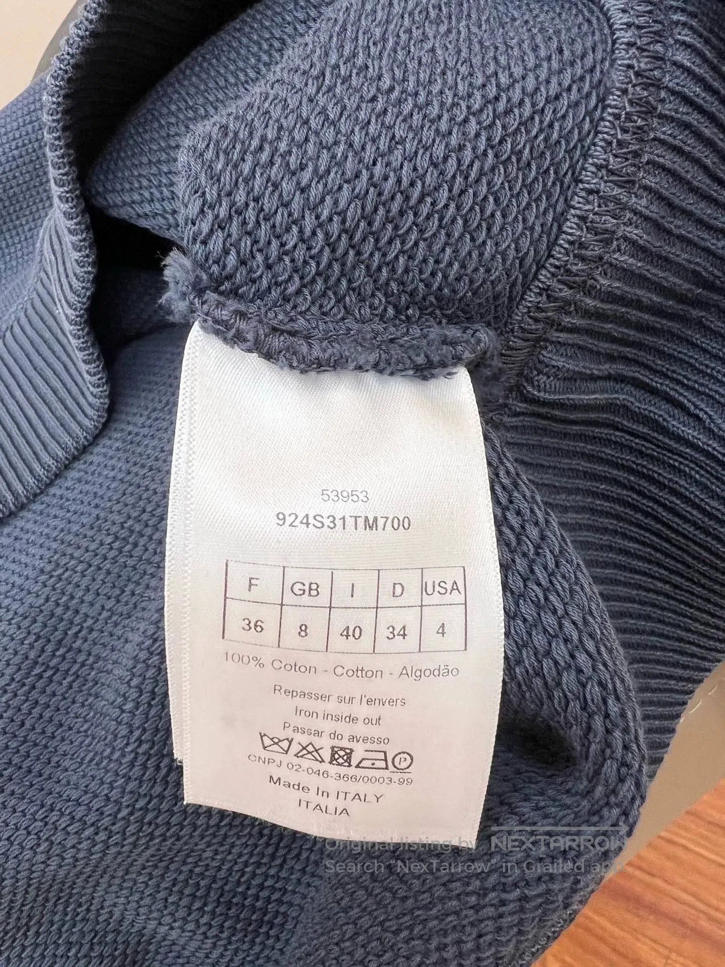 Dior lucky sweatshirt from dior in blue. Size US L / EU 52-54 / 3 - 6 Thumbnail