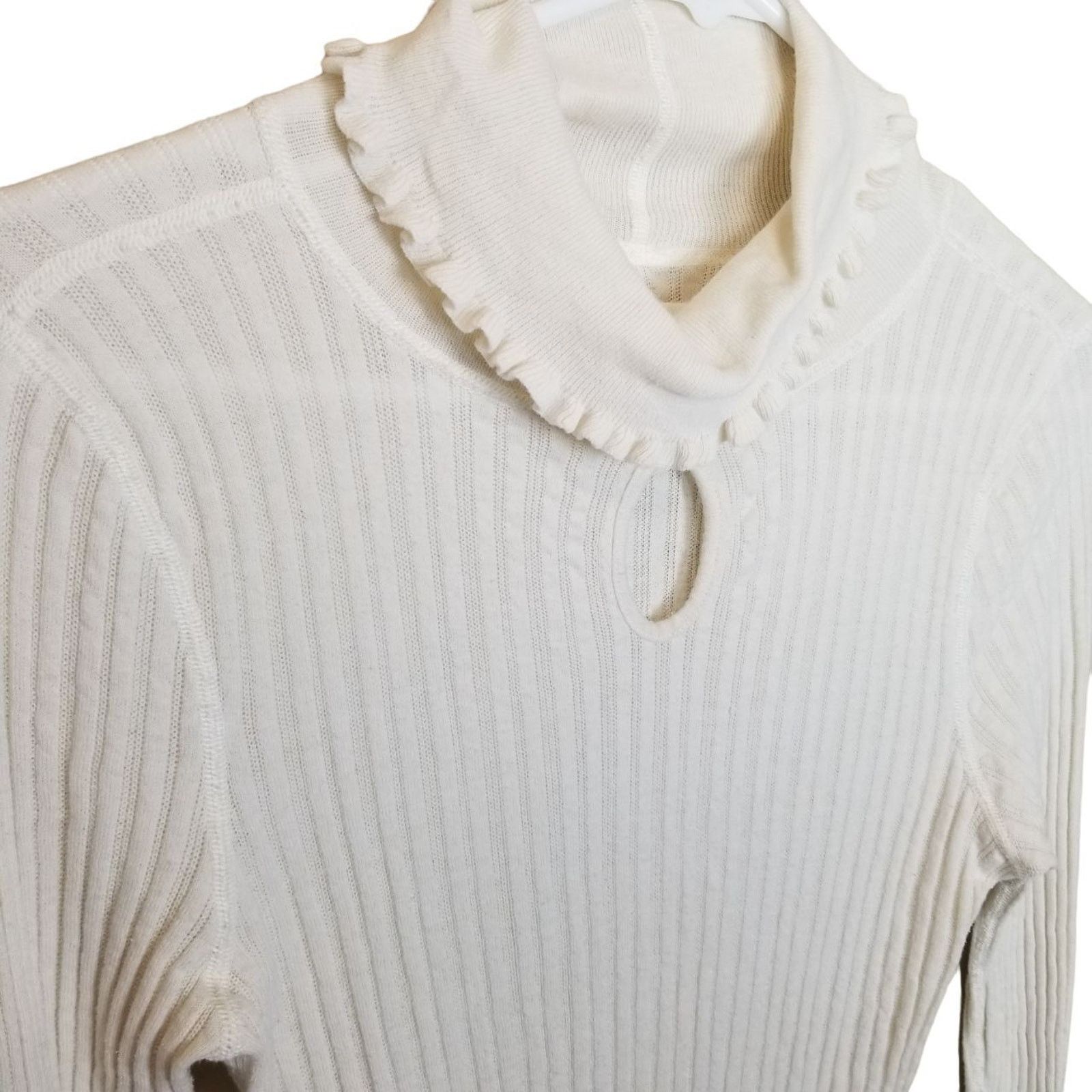 Free People Free People Women Turtleneck Sweater S Pullover Keyhole Boho Size S / US 4 / IT 40 - 5 Thumbnail