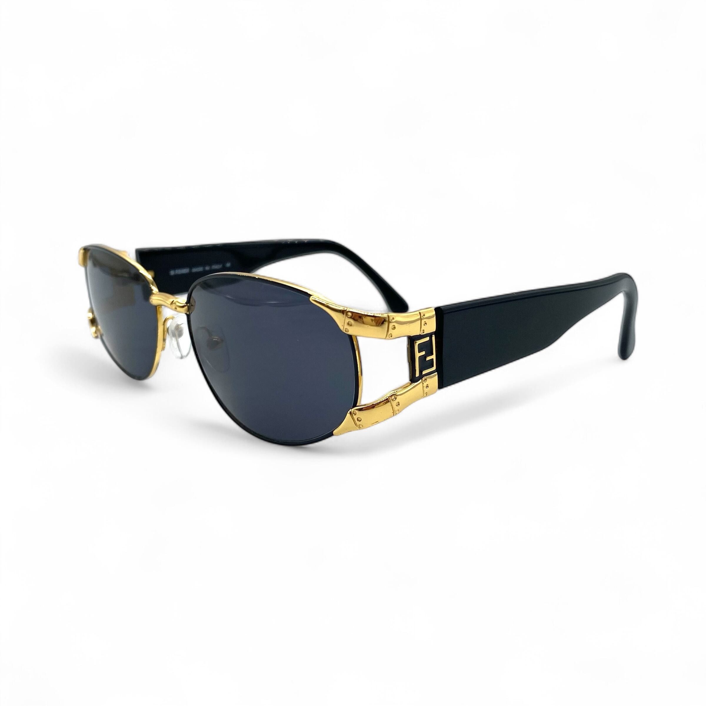 Fendi Vintage FENDI Eyewear Sunglass Gold Frame Size ONE SIZE - 1 Thumbnail