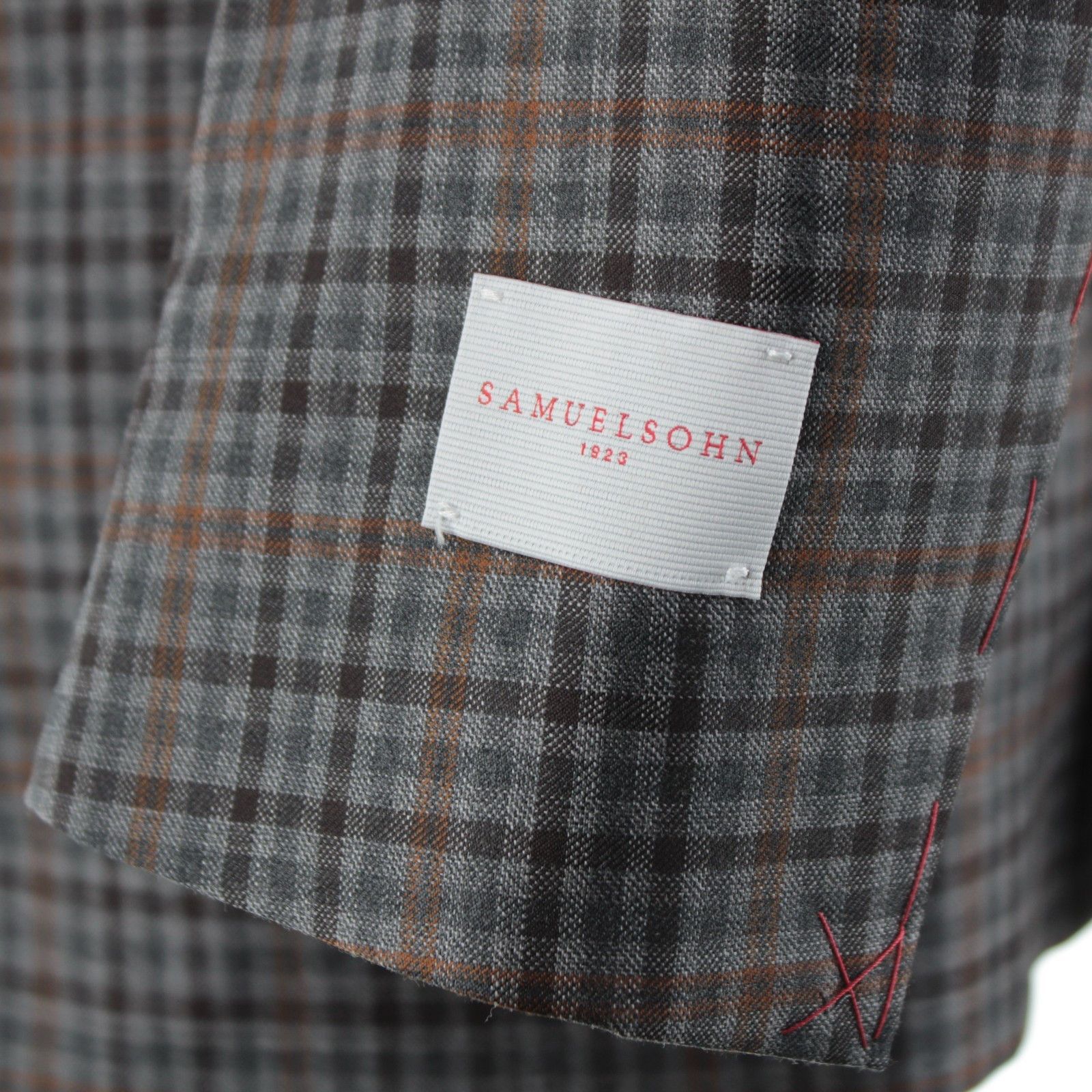 Samuelsohn Samuelsohn Sport Coat Size 42 Regular US in Gray Size 42R - 3 Thumbnail