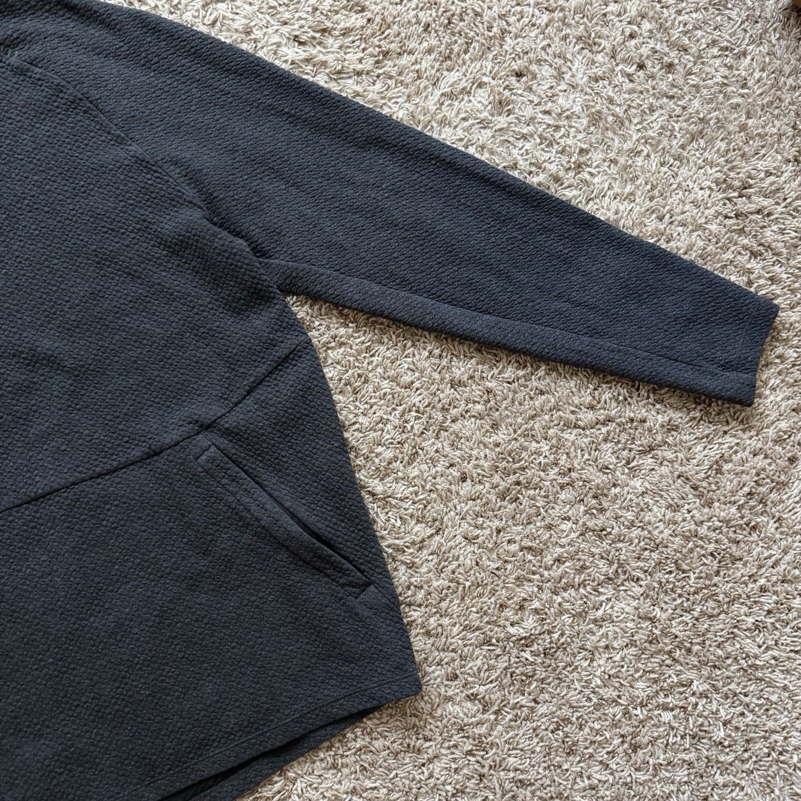 Lululemon Lululemon At Ease Crew Sweatshirt Heather Black Gray Size L Size US L / EU 52-54 / 3 - 7 Thumbnail
