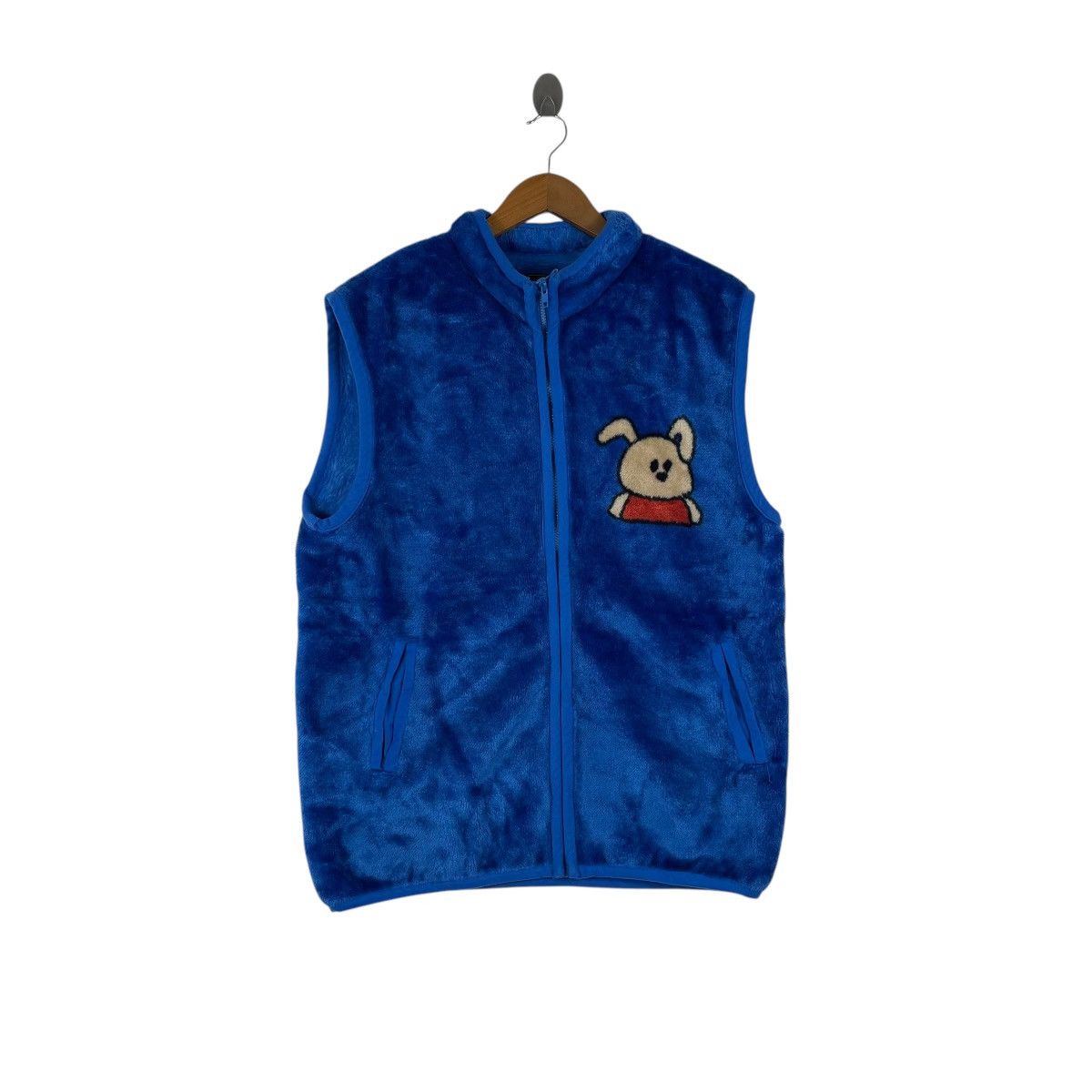Vintage Vintage Cartoonist Art Fleece Vest Size US L / EU 52-54 / 3 - 1 Thumbnail