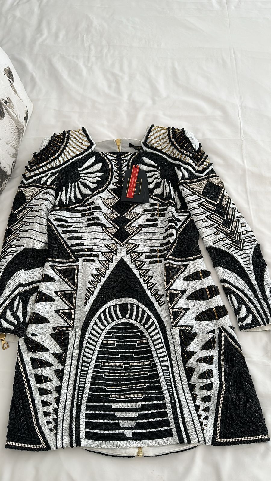 Balmain Balmain 1/1 Embroided Dress in Medium Size M / US 6-8 / IT 42-44 - 1 Thumbnail