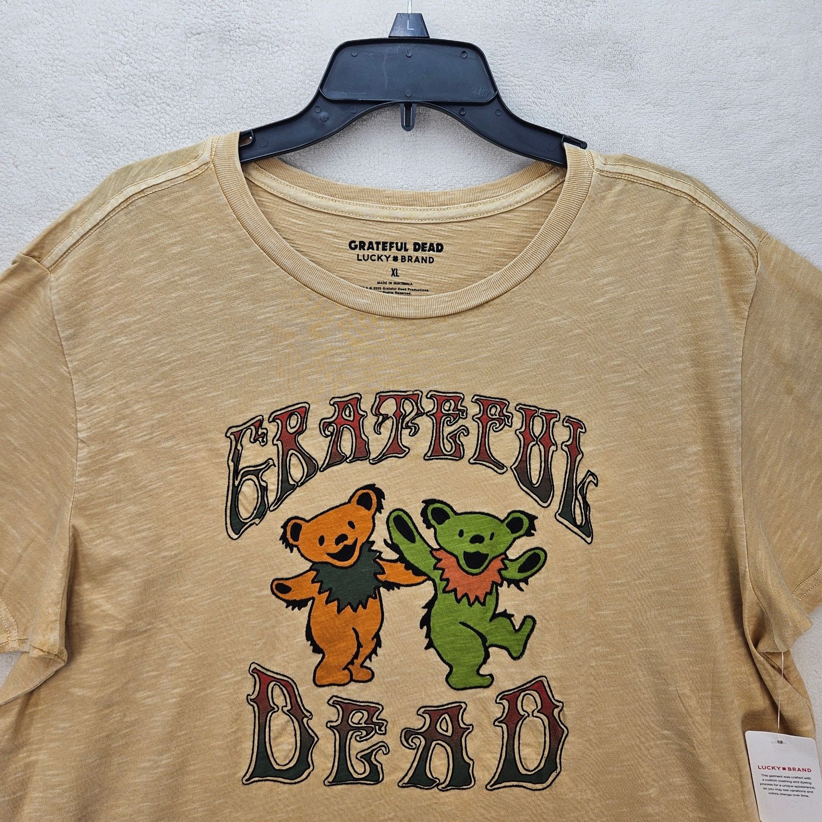 Lucky Brand LUCKY BRAND X GRATEFUL DEAD WOMEN'S XL CLOUD SOFT YELLOW Tee Size XL / US 12-14 / IT 48-50 - 2 Thumbnail