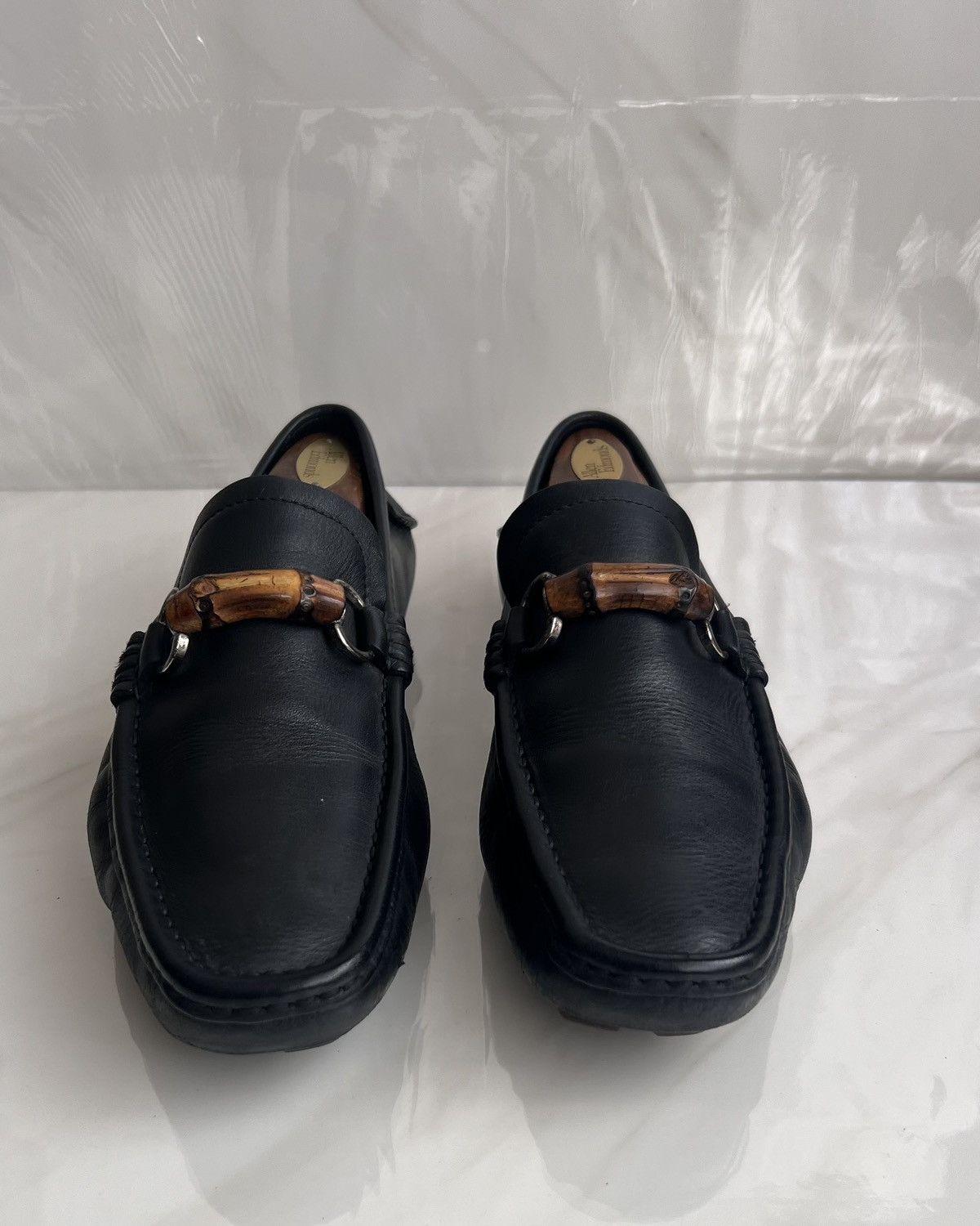 Gucci Gucci Men’s Horsebit Black Bamboo leather loafer Size US 8 / EU 41 - 2 Thumbnail