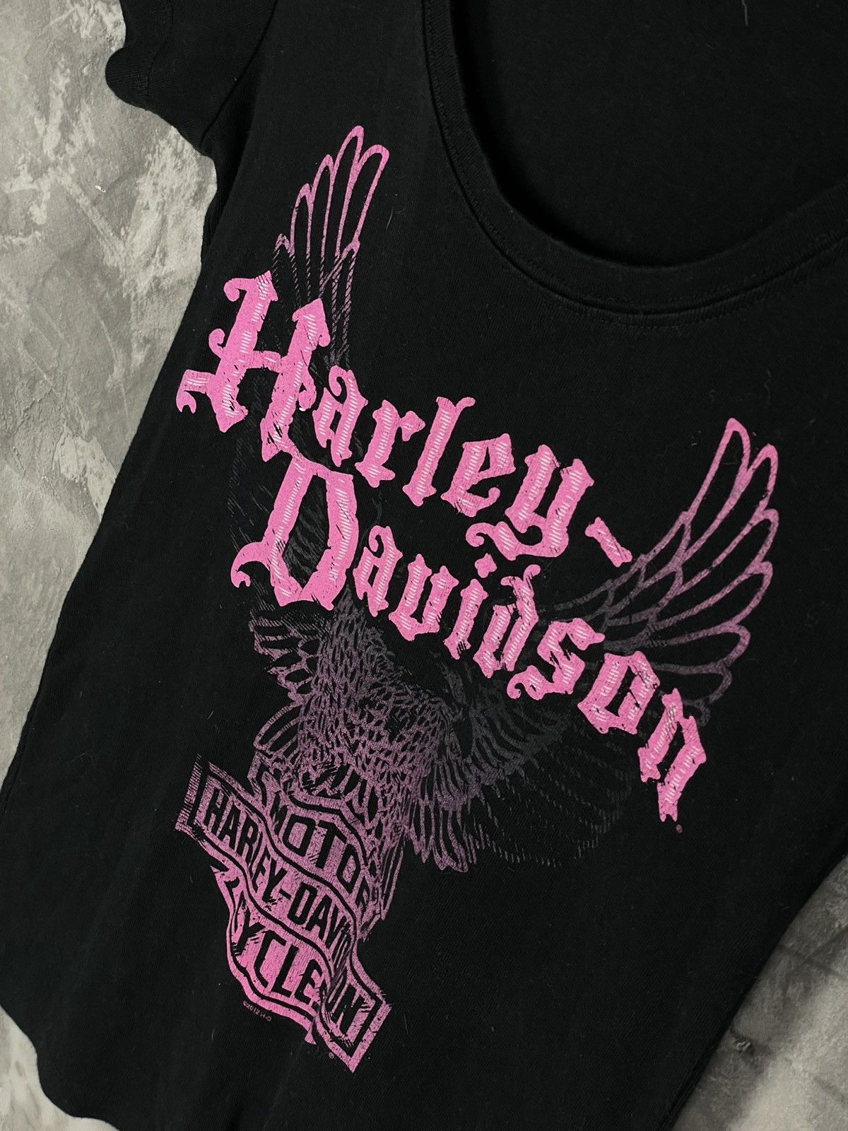 20471120 × Harley Davidson × Hysteric Glamour Vintage Y2K HARLEY DAVIDSON TANK TOP METAL GRUNGE LOGO Size M / US 6-8 / IT 42-44 - 8 Thumbnail