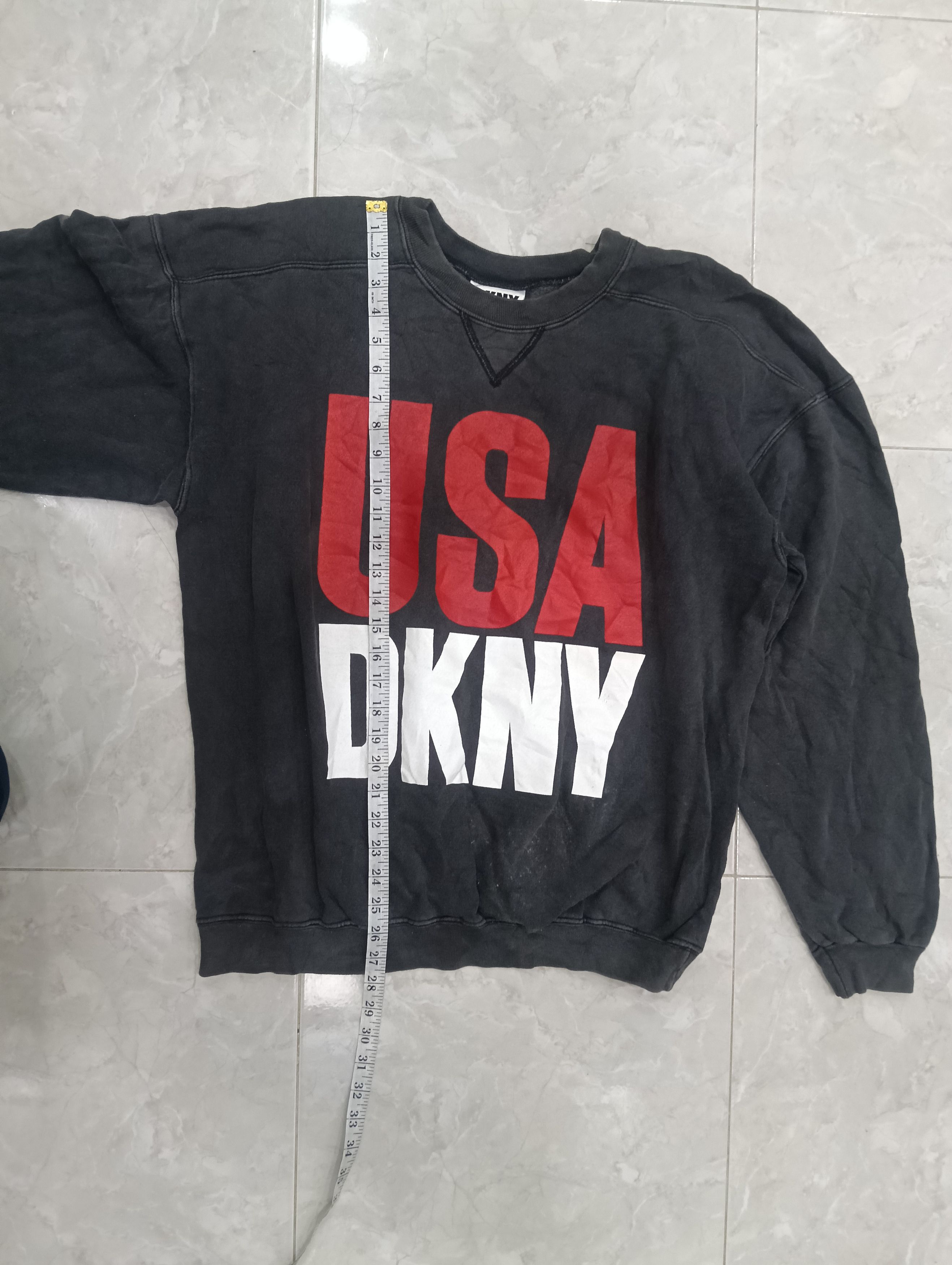 DKNY Vintage Spellout DKNY Sweat Size US XXL / EU 58 / 5 - 10 Thumbnail