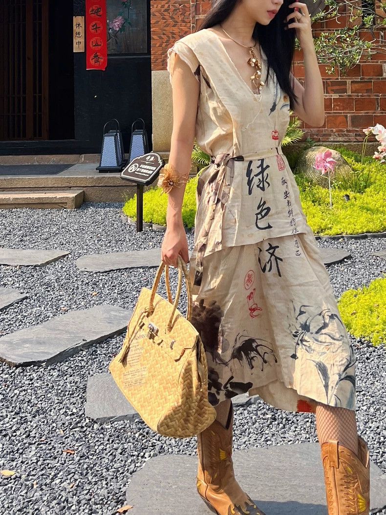 Vivienne Westwood Vivienne Westwood size os Limited Edition Birkin Woven Prin Size ONE SIZE - 9 Thumbnail