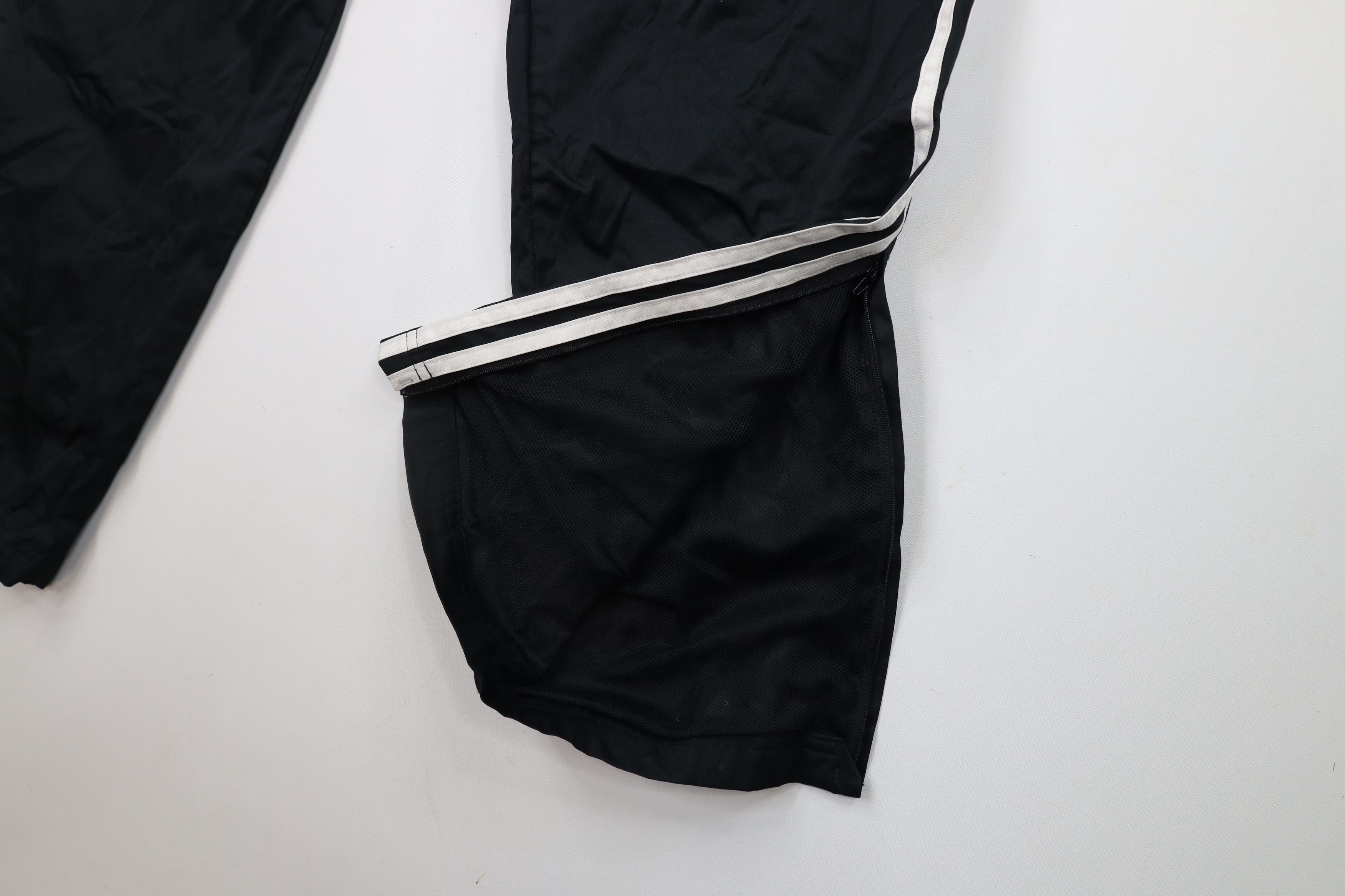 Adidas × Vintage Vintage Adidas Striped Lined Wide Leg Windbreaker Pants Size US 34 / EU 50 - 5 Thumbnail