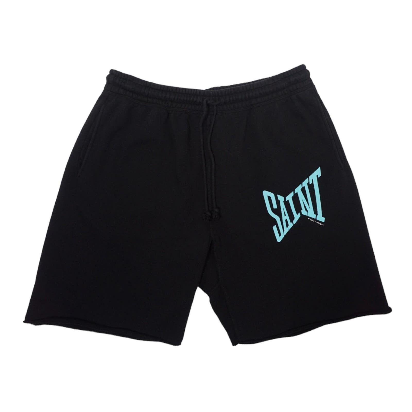 image of Saint Michael Saint Sweatshorts Black, Men's (Size 34)