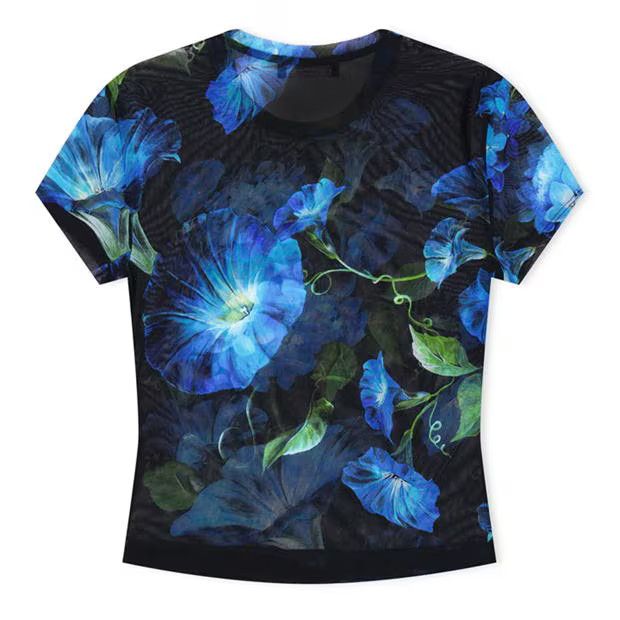 Dolce & Gabbana o1g2r1mq1024 Crop T-Shirts in Multicolor Size S / US 4 / IT 40 - 2 Thumbnail