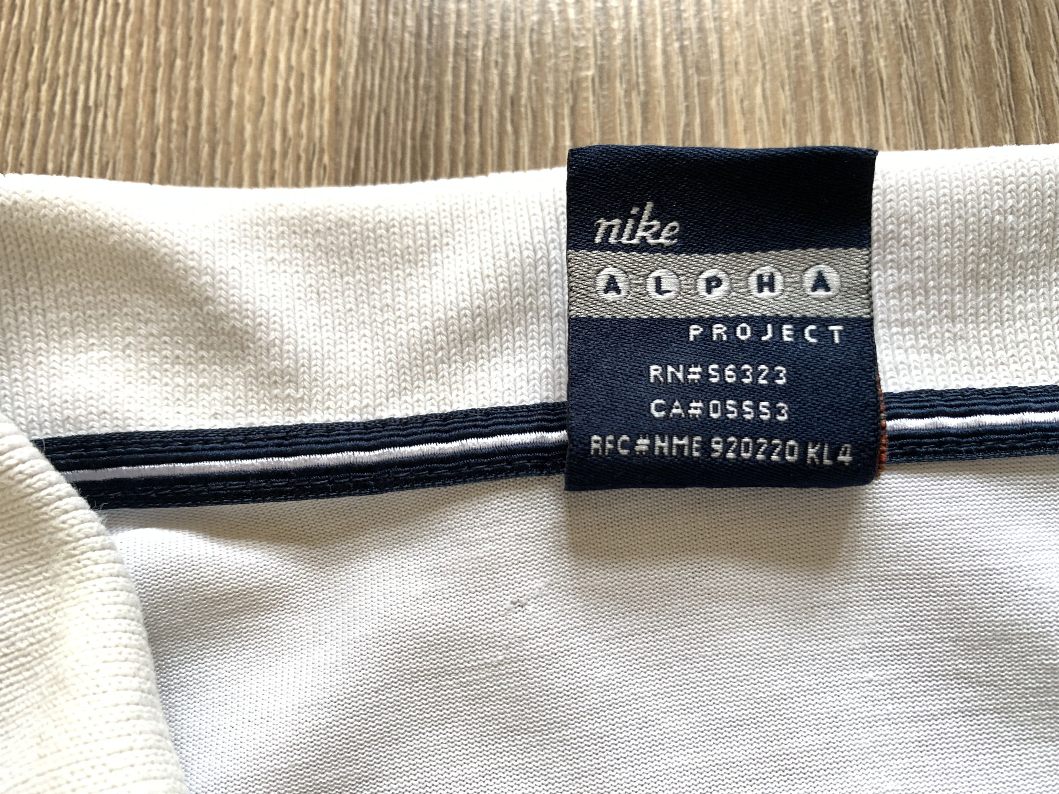 Nike Nike Vintage Alpha Project Tennis Training Polo T Shirt Size US L / EU 52-54 / 3 - 6 Thumbnail