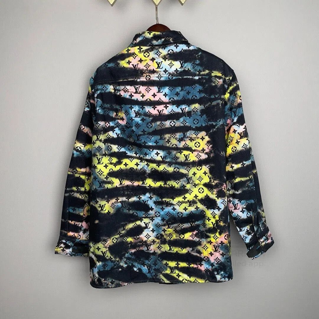 Louis Vuitton Louis Vuitton Limited Tiger Tie-Dye Denim Jacket. Size US M / EU 48-50 / 2 - 2 Thumbnail